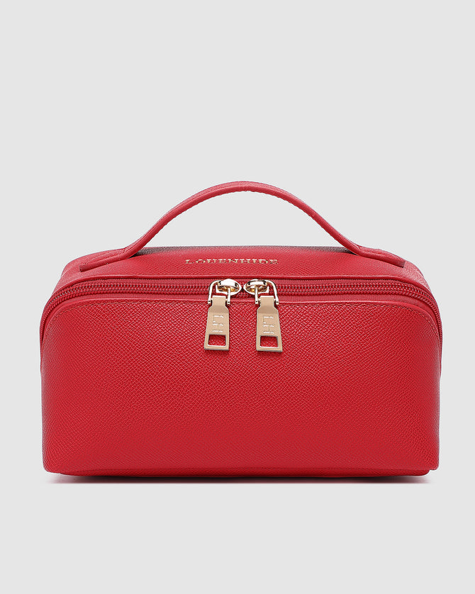 Ellis Makeup Bag - Red