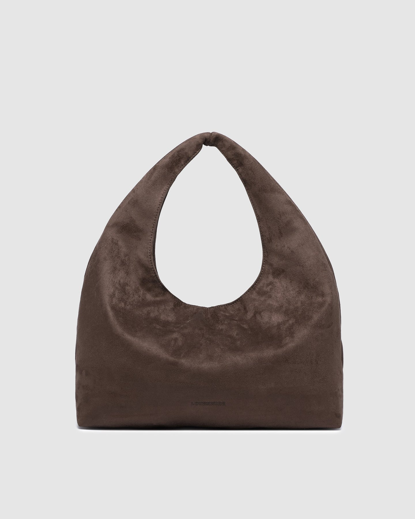 Monaco Shoulder Bag - Chocolate Suedette