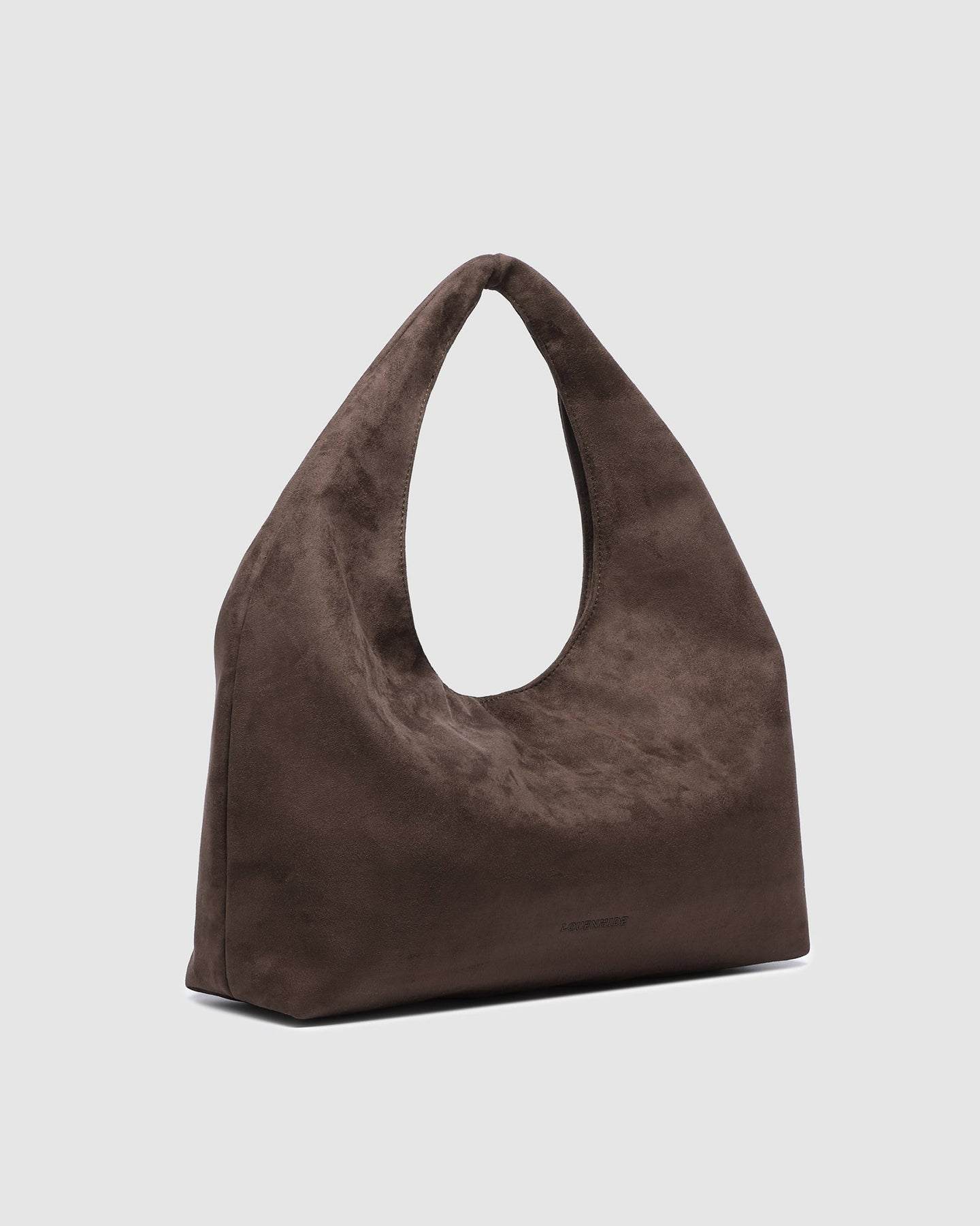 Monaco Shoulder Bag - Chocolate Suedette