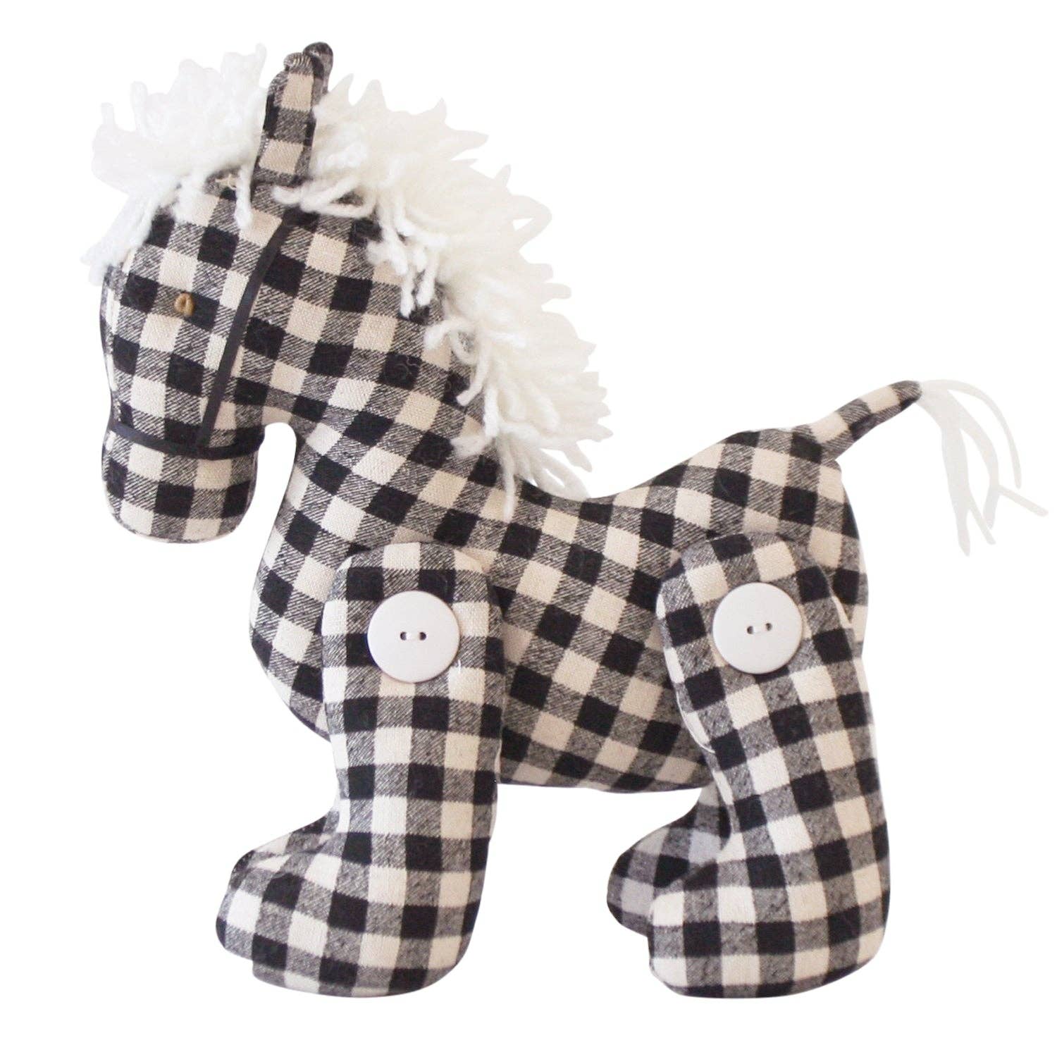 Jointed Pony - Black Check