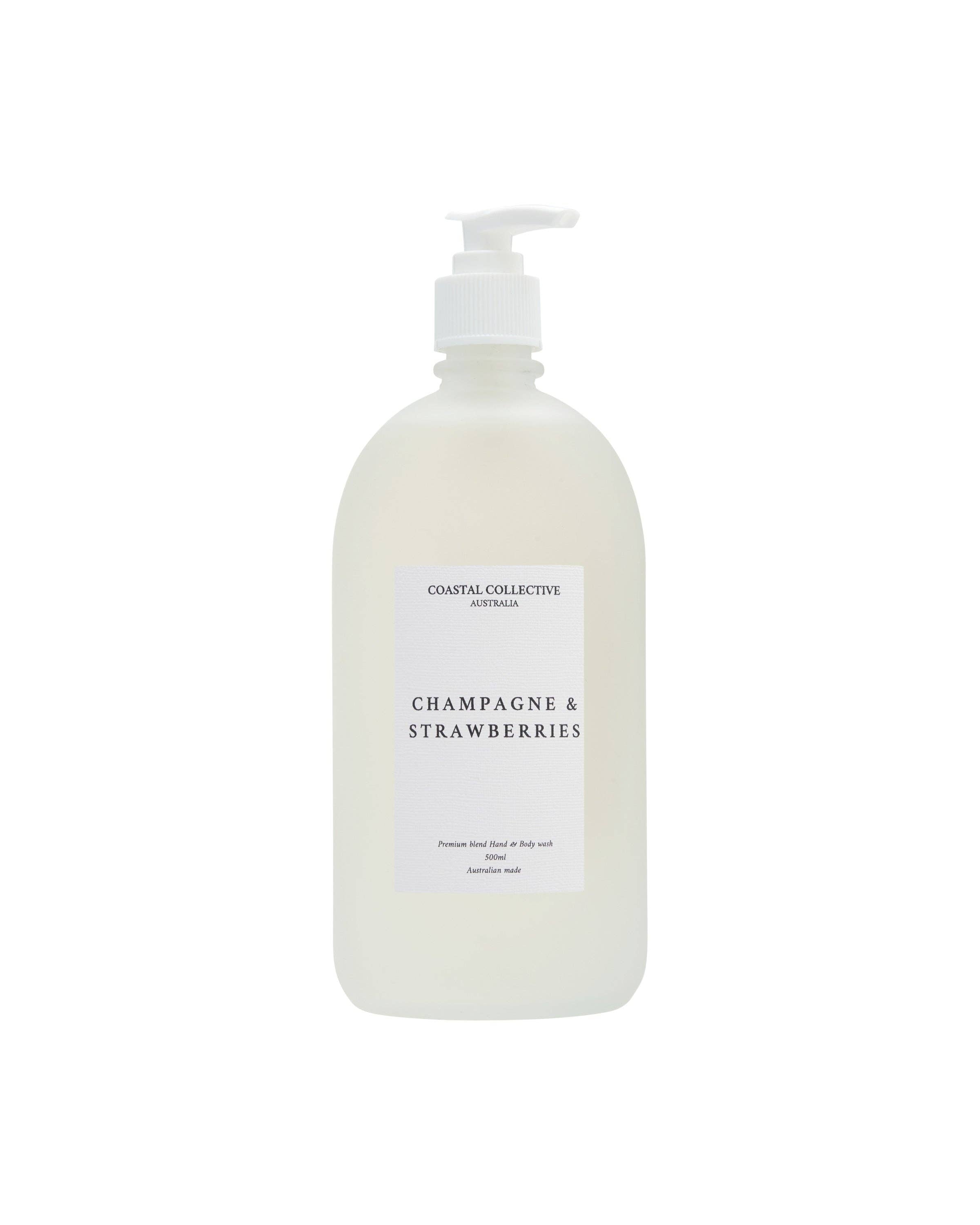 Hand & Body Wash 500ml - Champagne & Strawberries