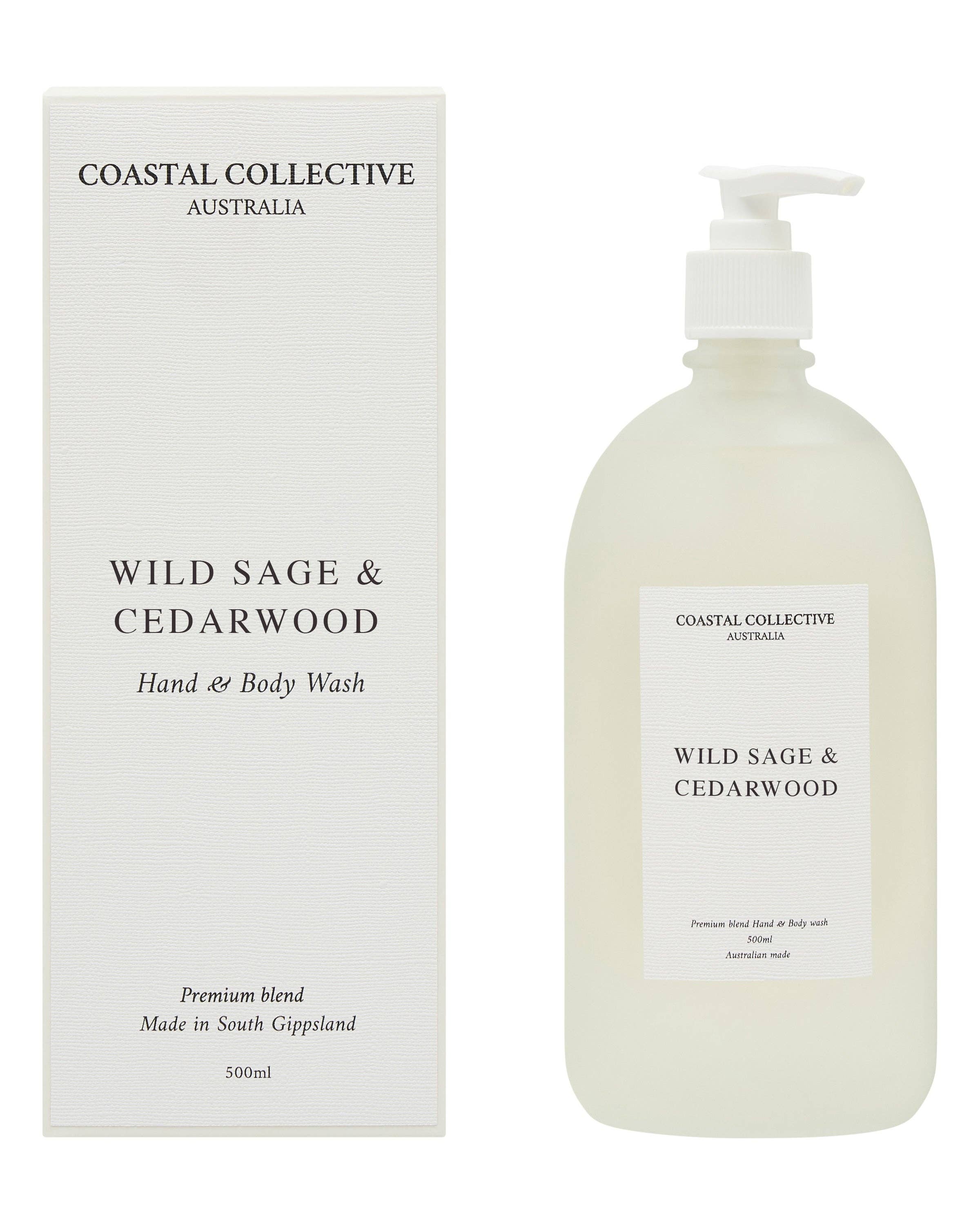 Hand & Body Wash 500ml - Wild Sage & Cedarwood