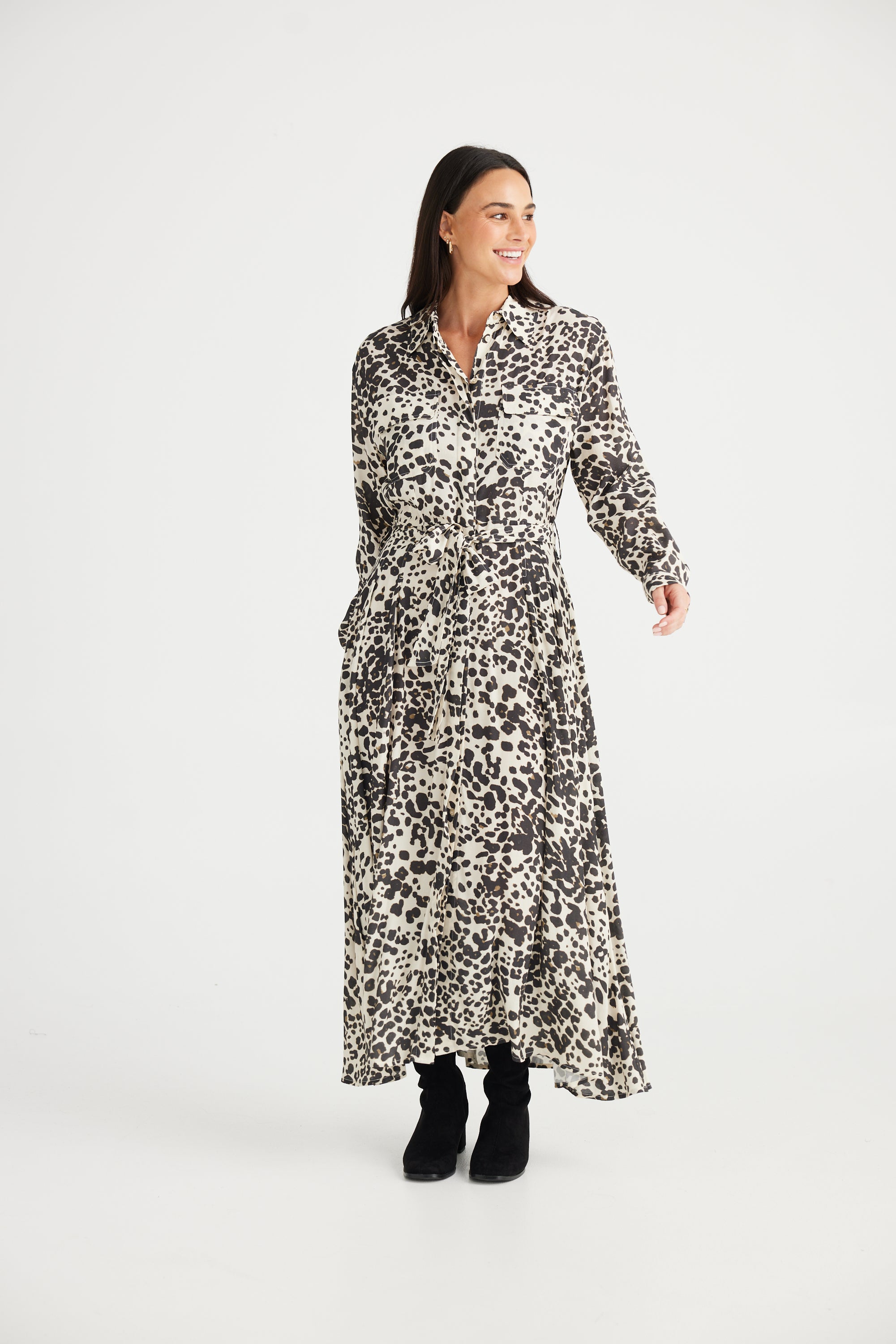 Rossellini Long Sleeve Dress