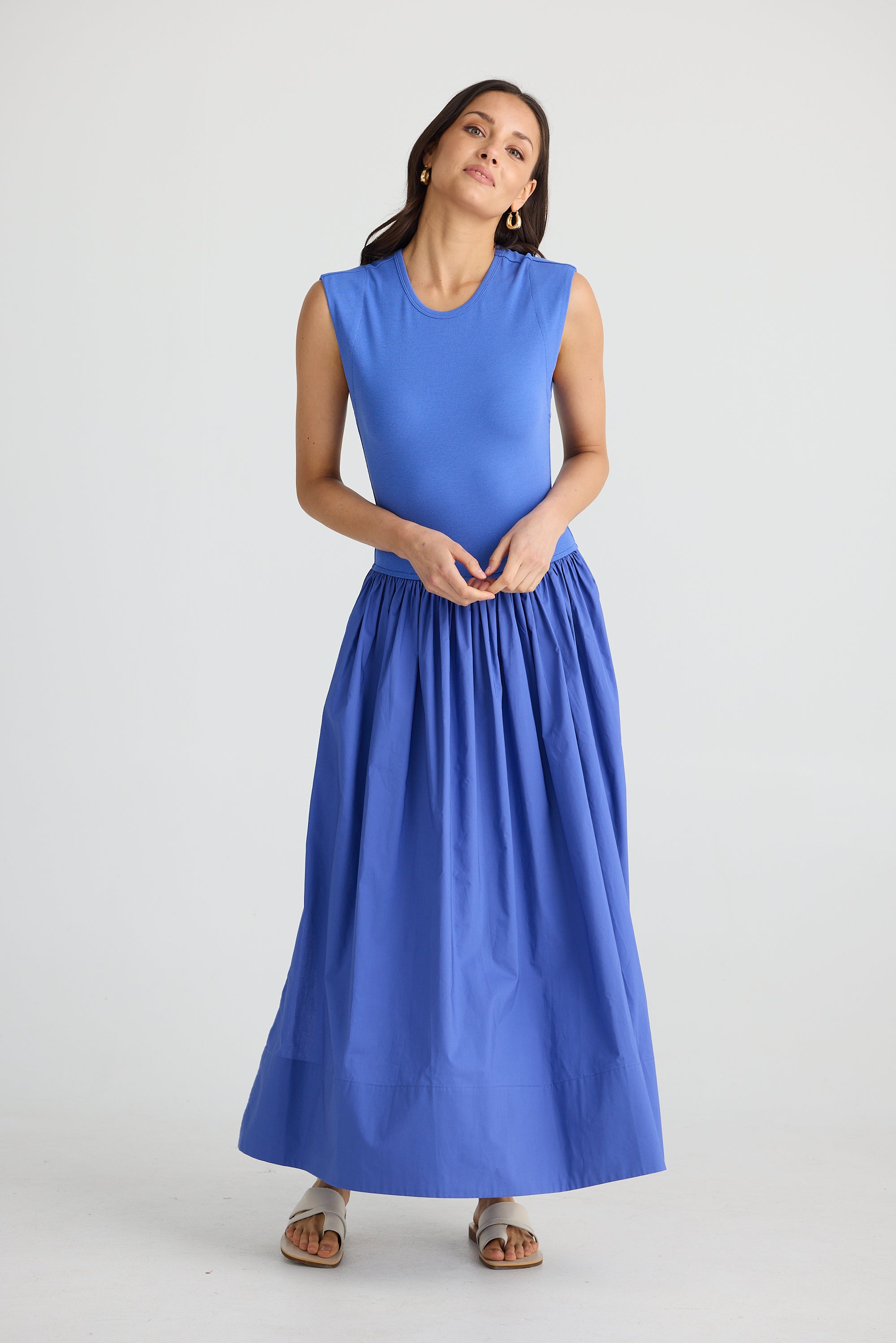 Daphne Dress - Cobalt