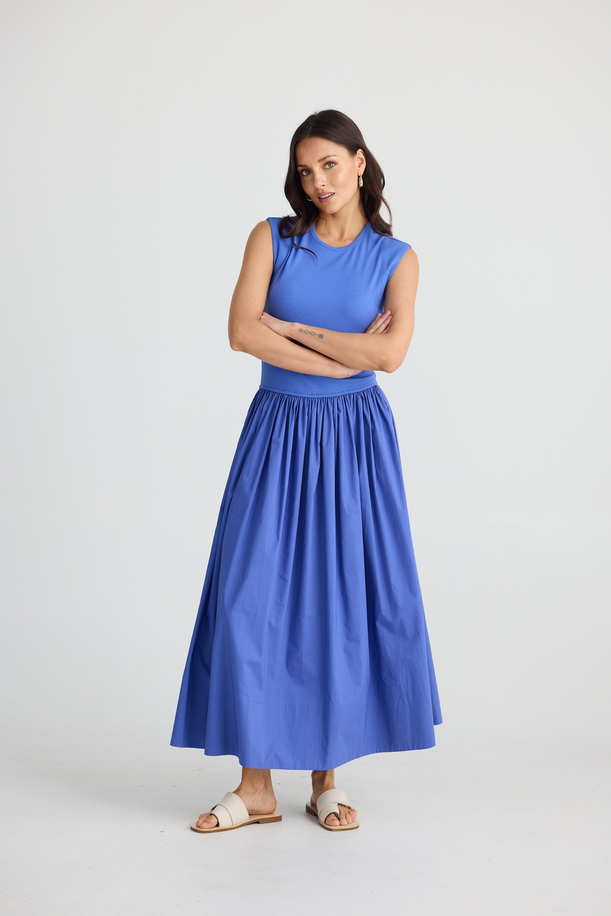 Daphne Dress - Cobalt