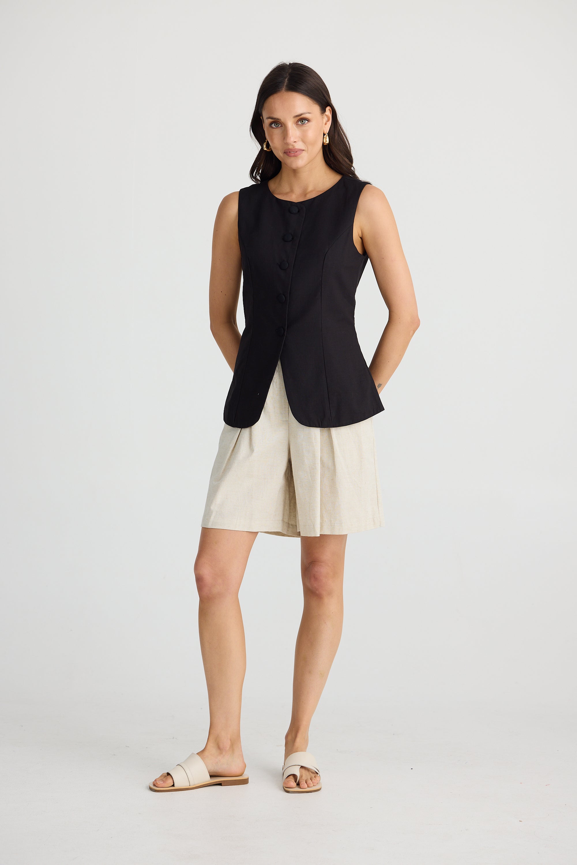 Eden Waistcoat - Black