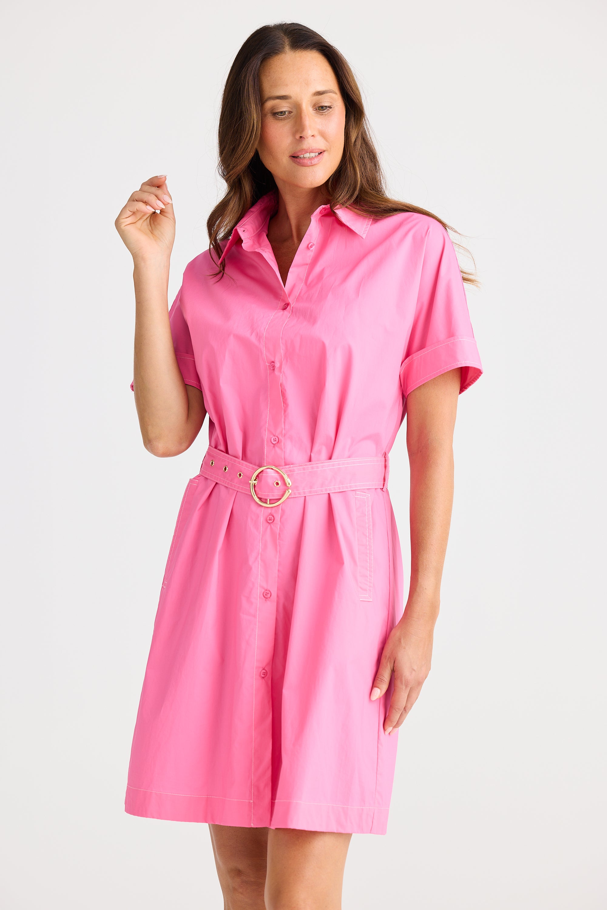 Emma Dress - Hot Pink