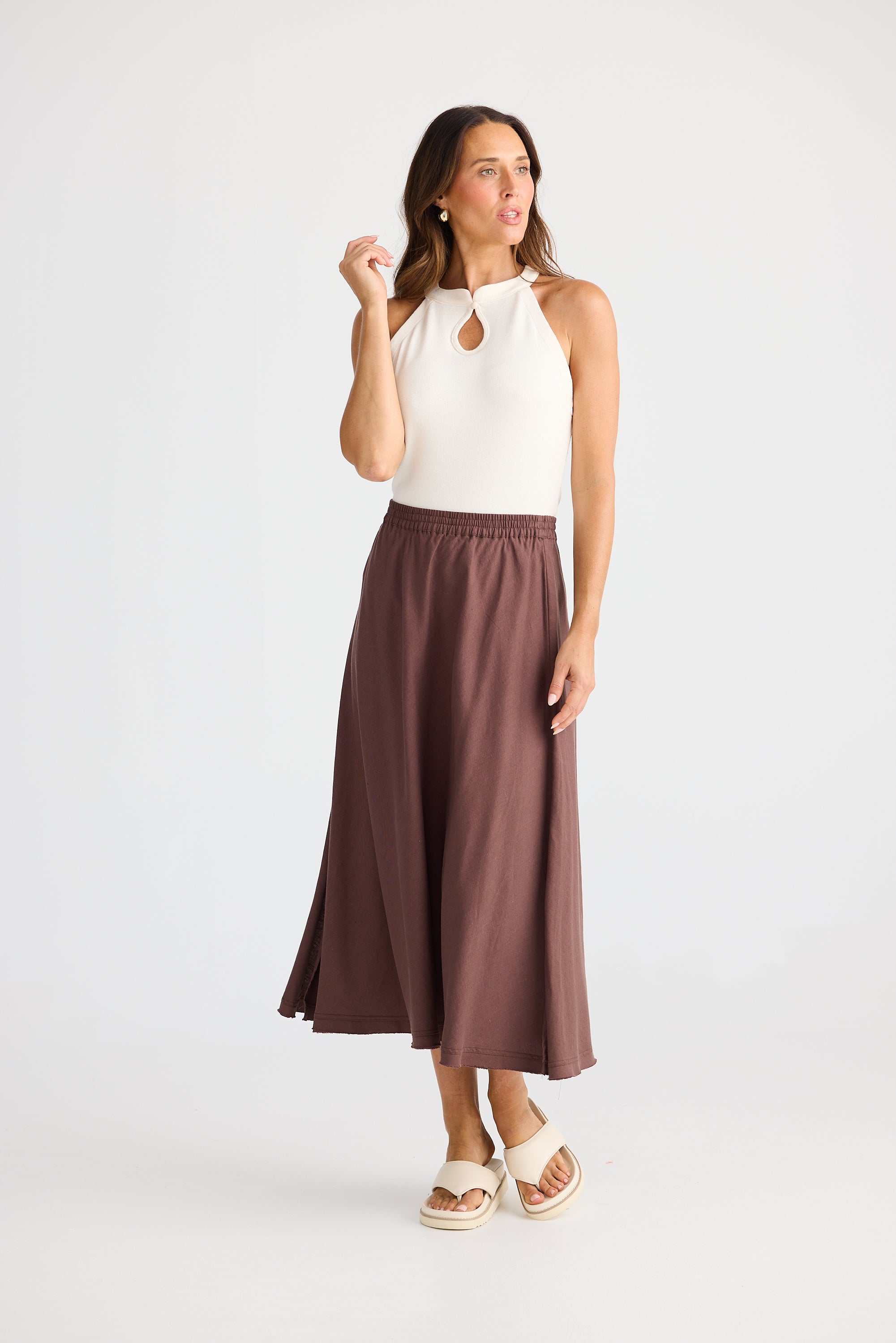 Oakley Skirt - Chocolate