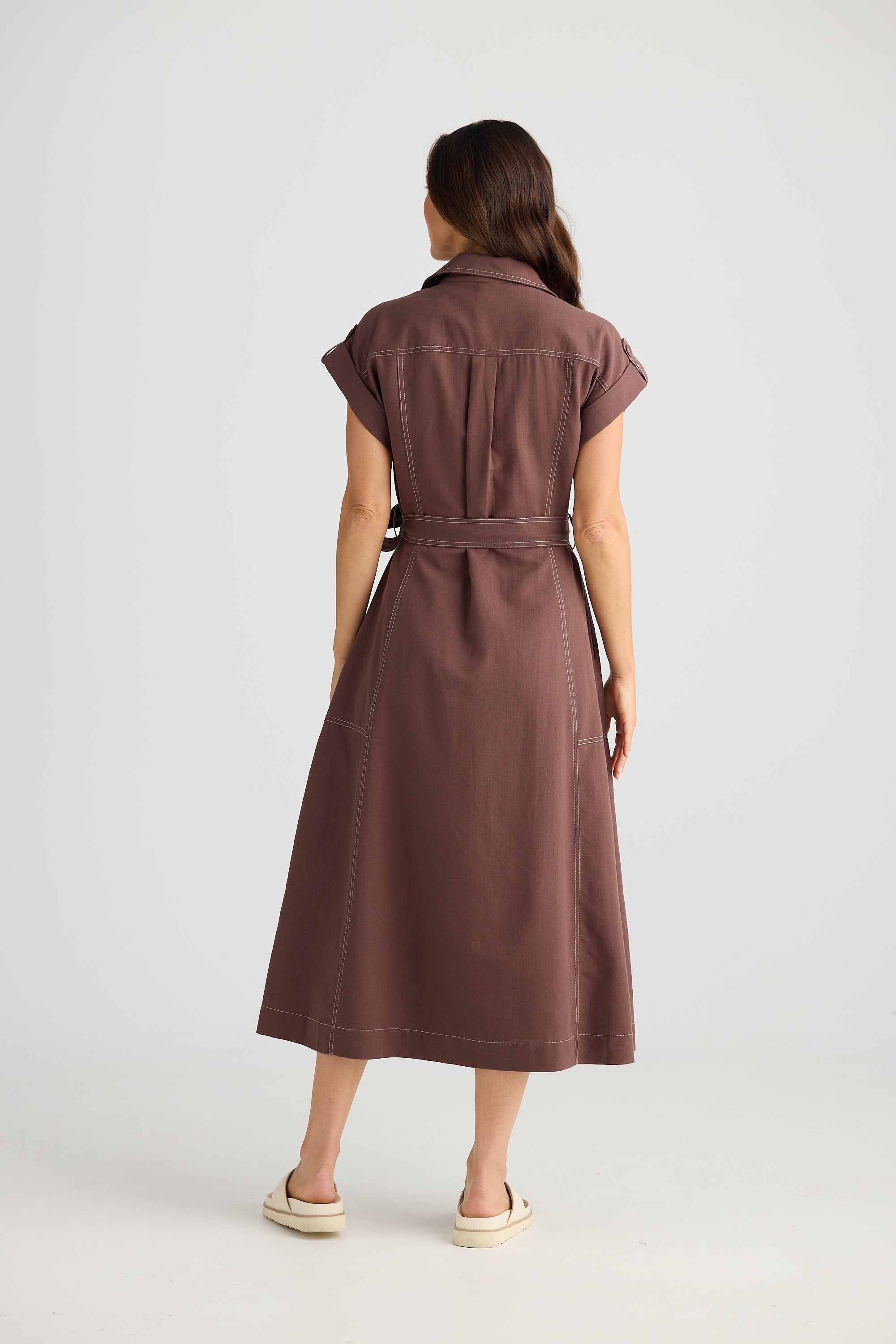 Portia Dress - Chocolate