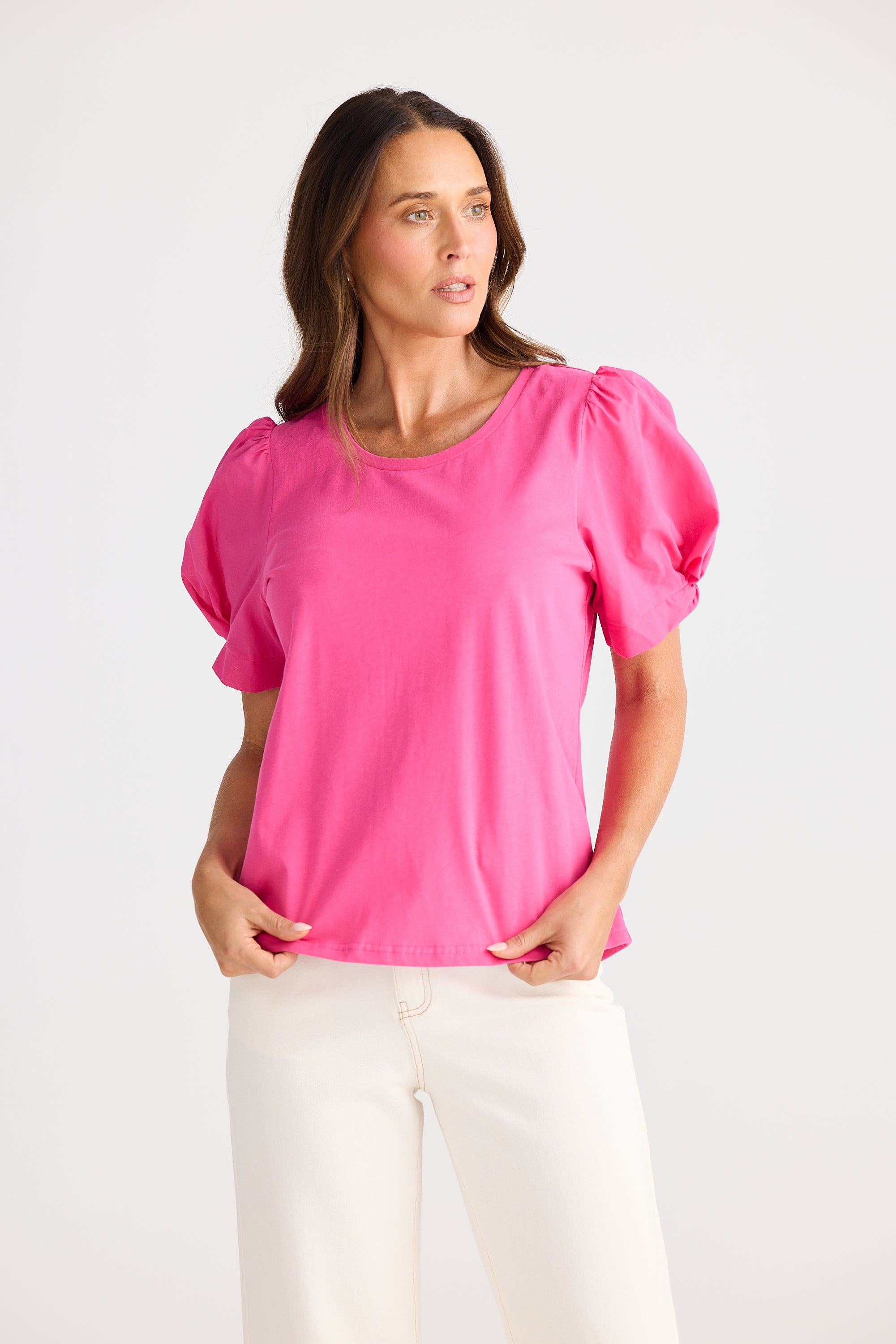 Abigail Tee - Hot Pink