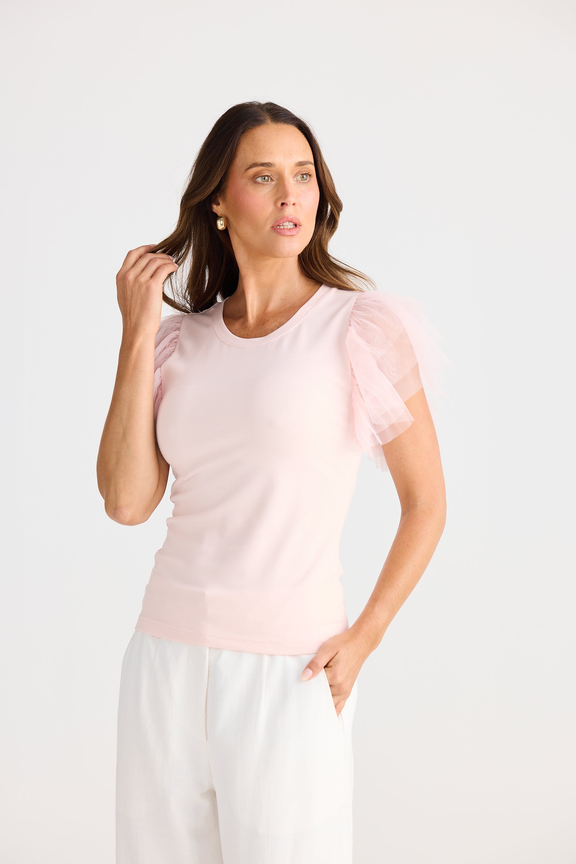 Chance Tee - Soft Pink