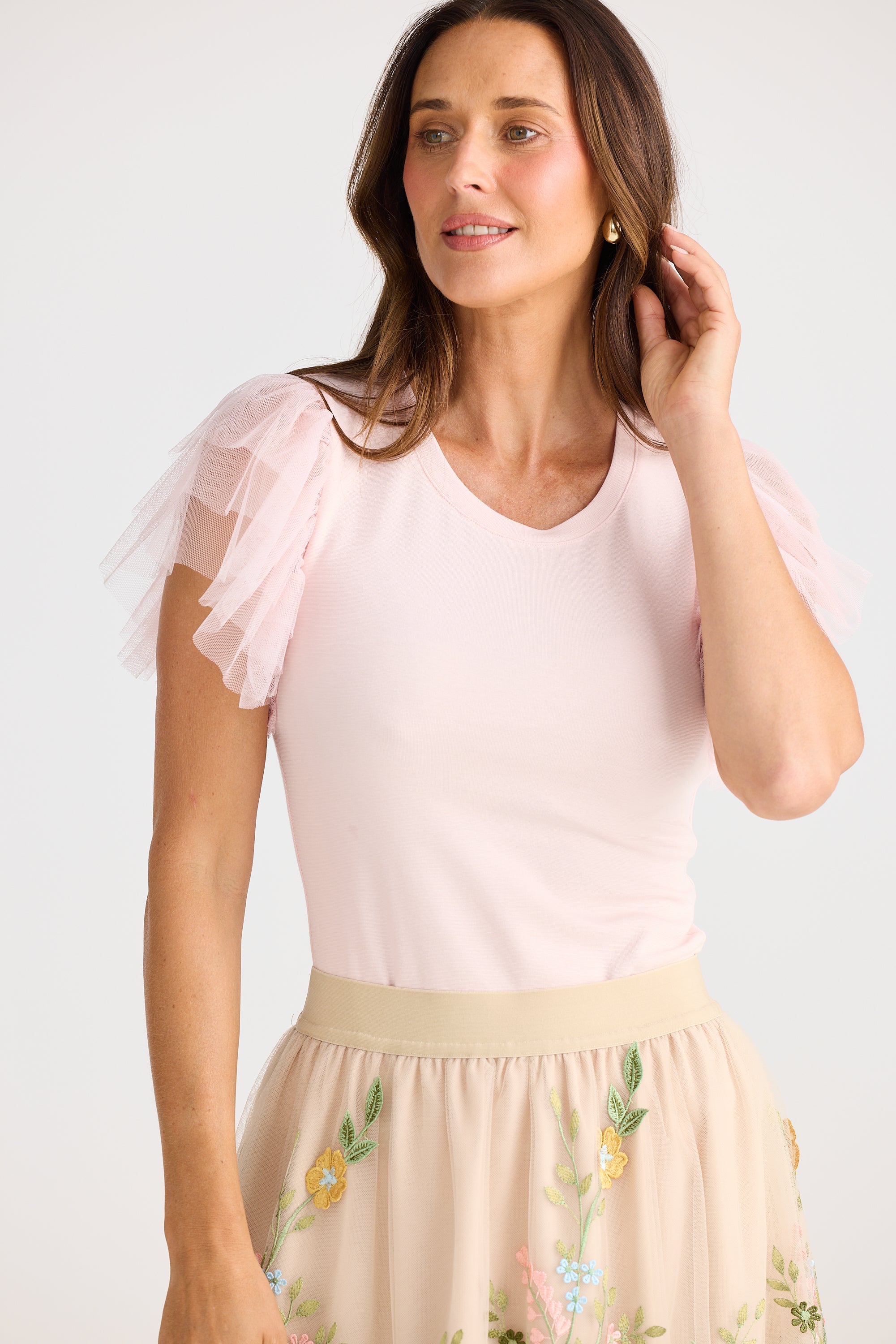 Chance Tee - Soft Pink