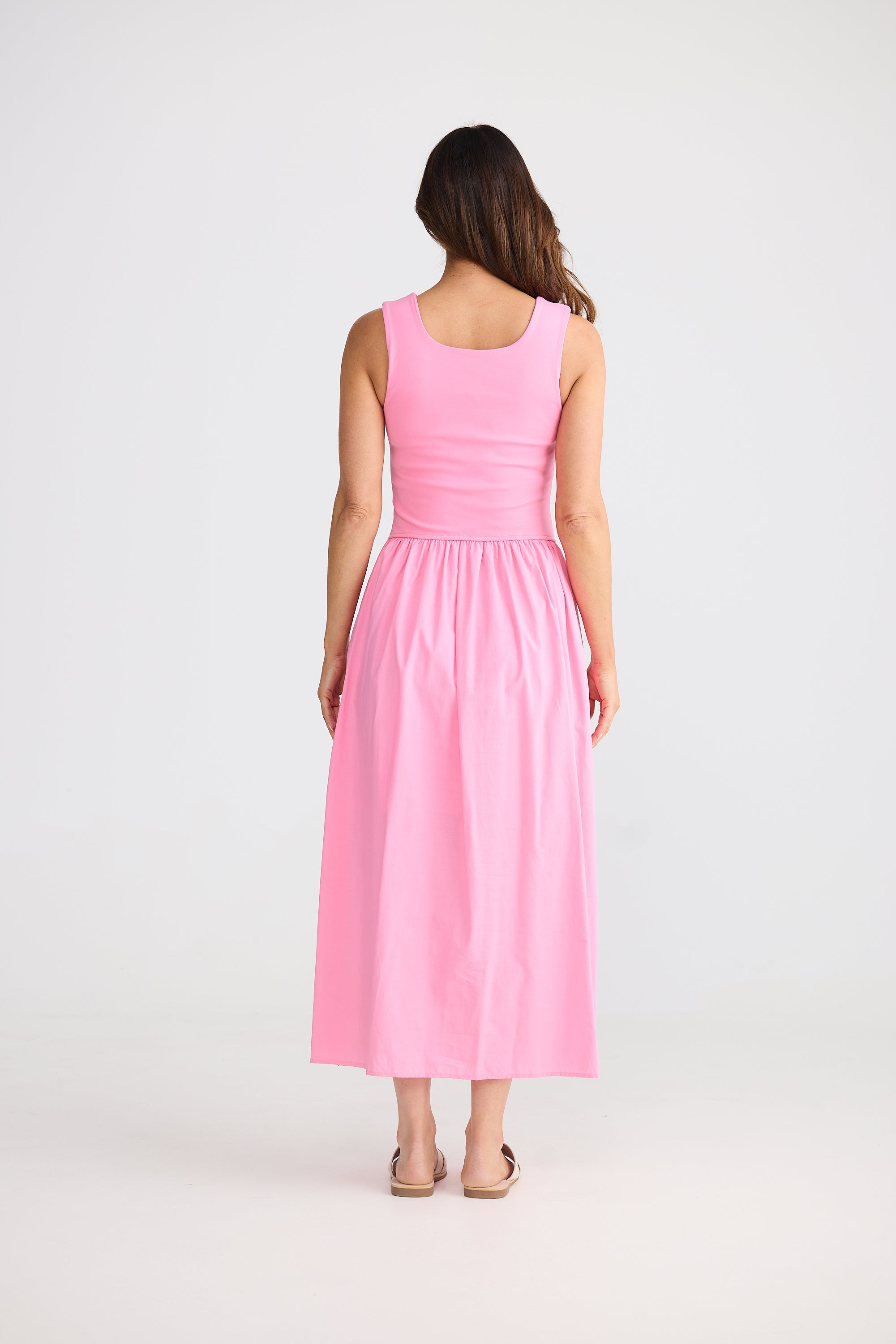 Maya Dress - Peony Pink