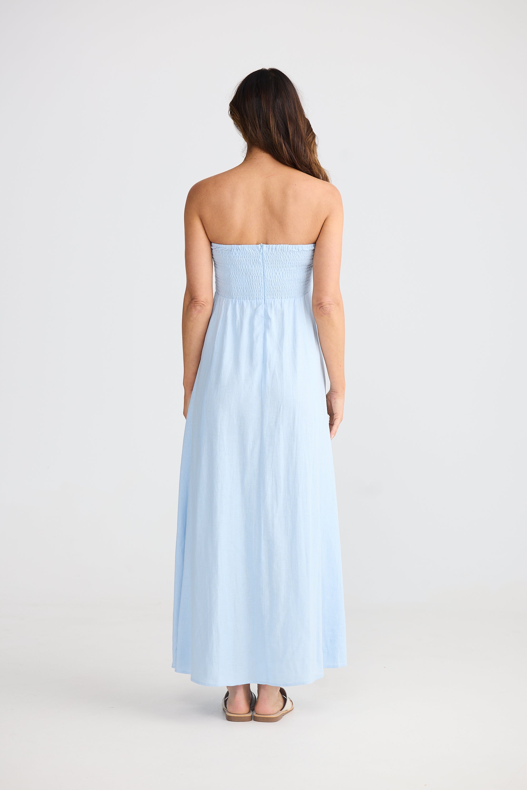 Adele Dress - Sky Blue