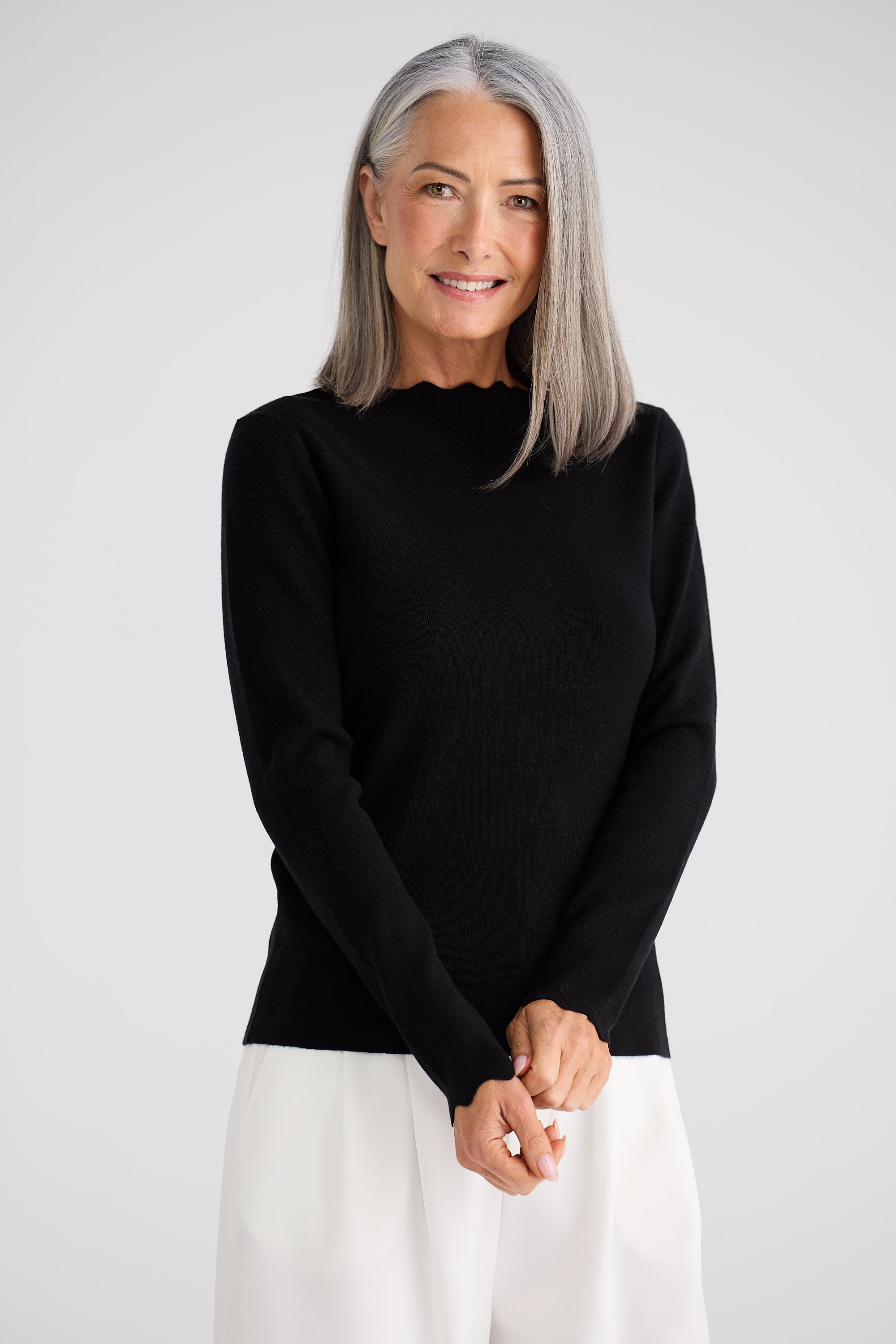 Jaden Knit Top - Black