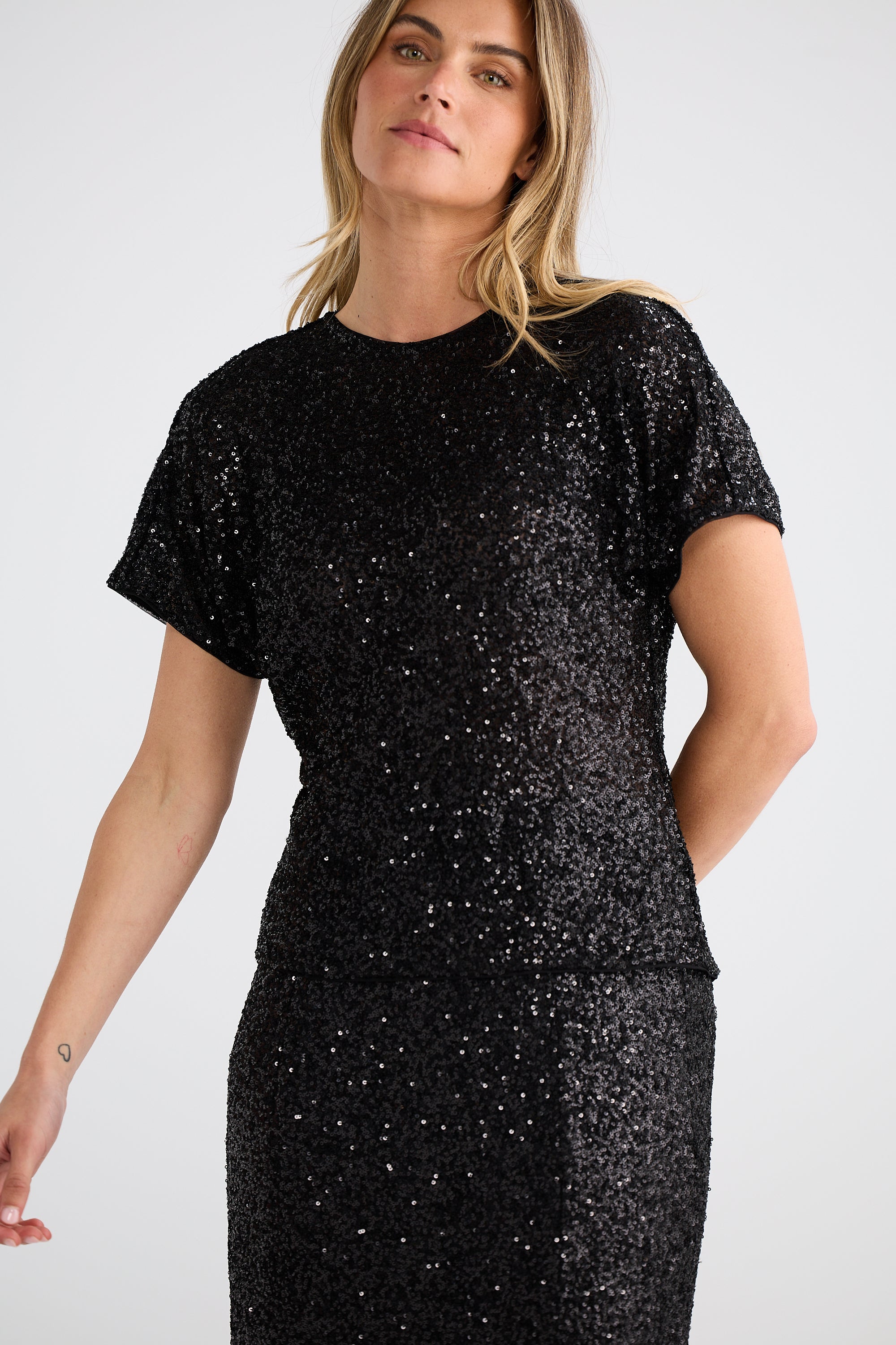 Glimmer Top - Black