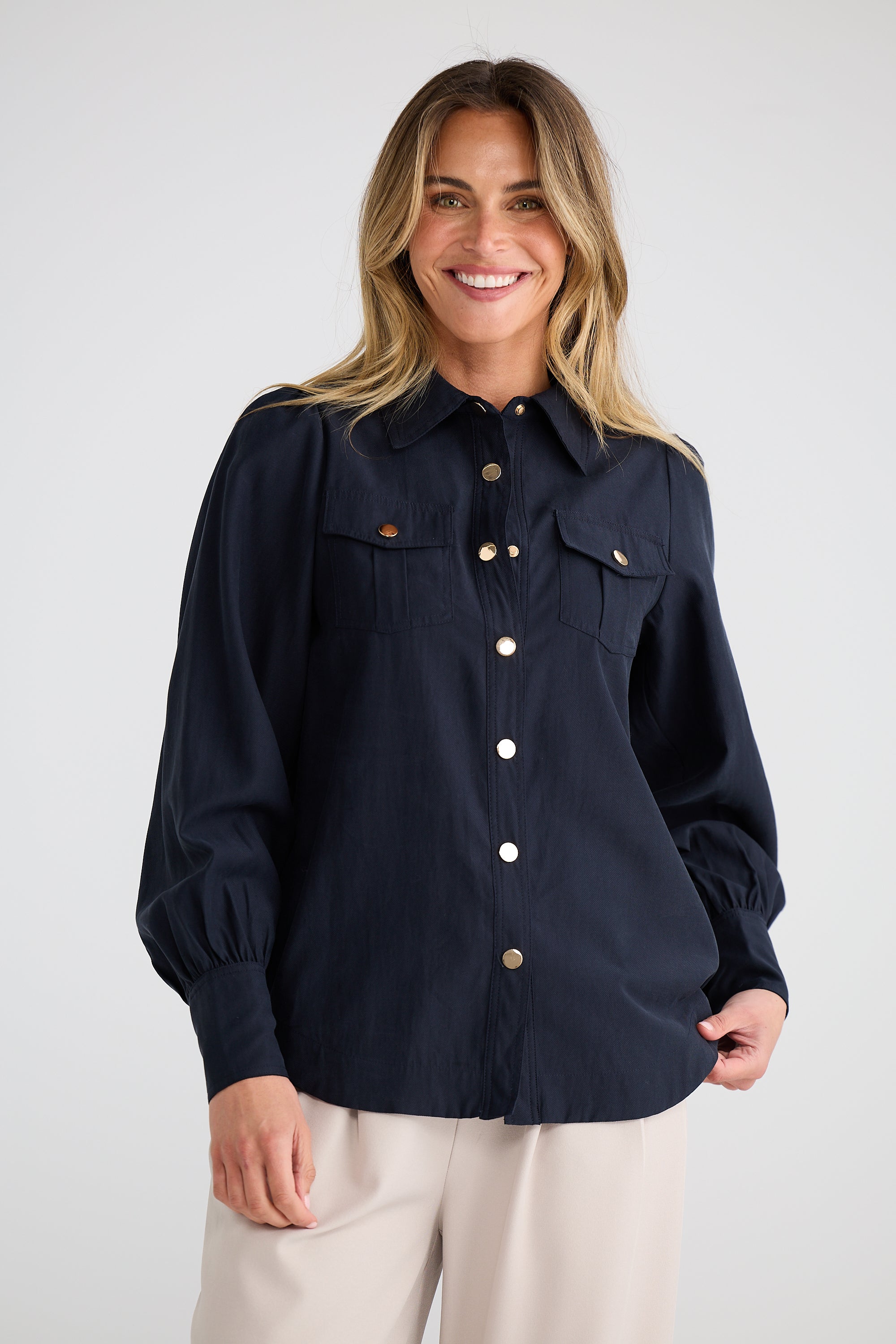 Mayfair Shirt - Navy