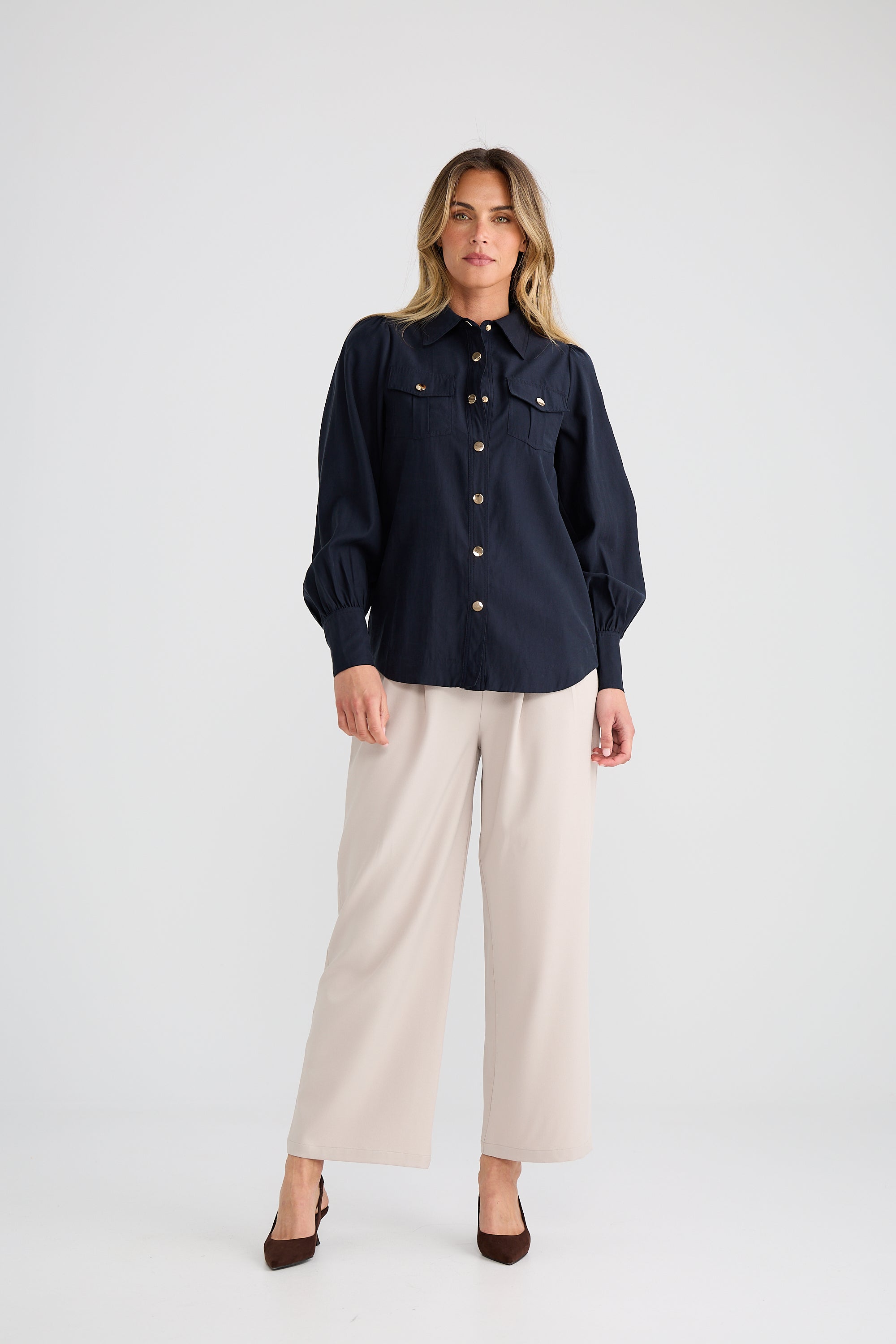 Mayfair Shirt - Navy