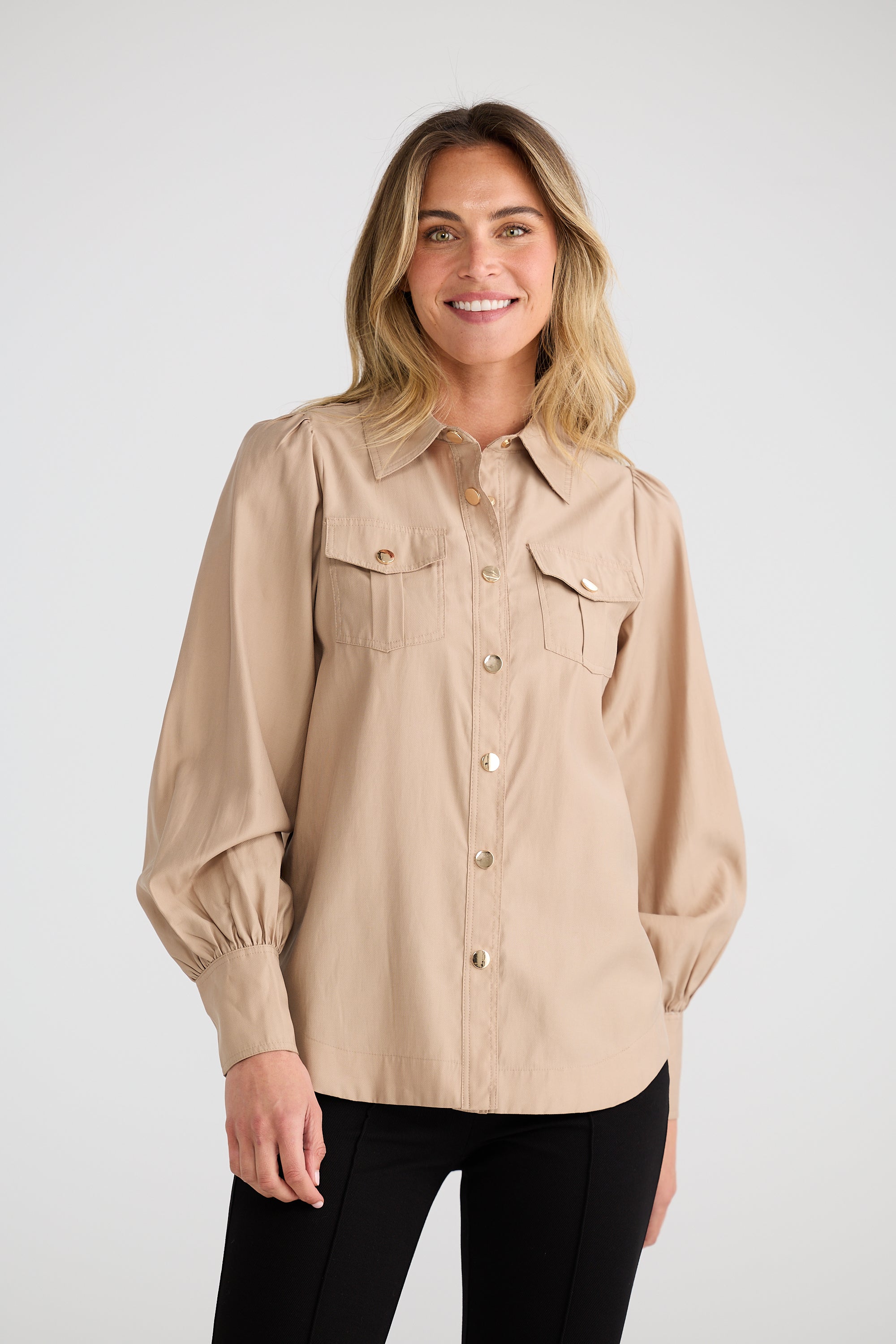 Mayfair Shirt - Taupe