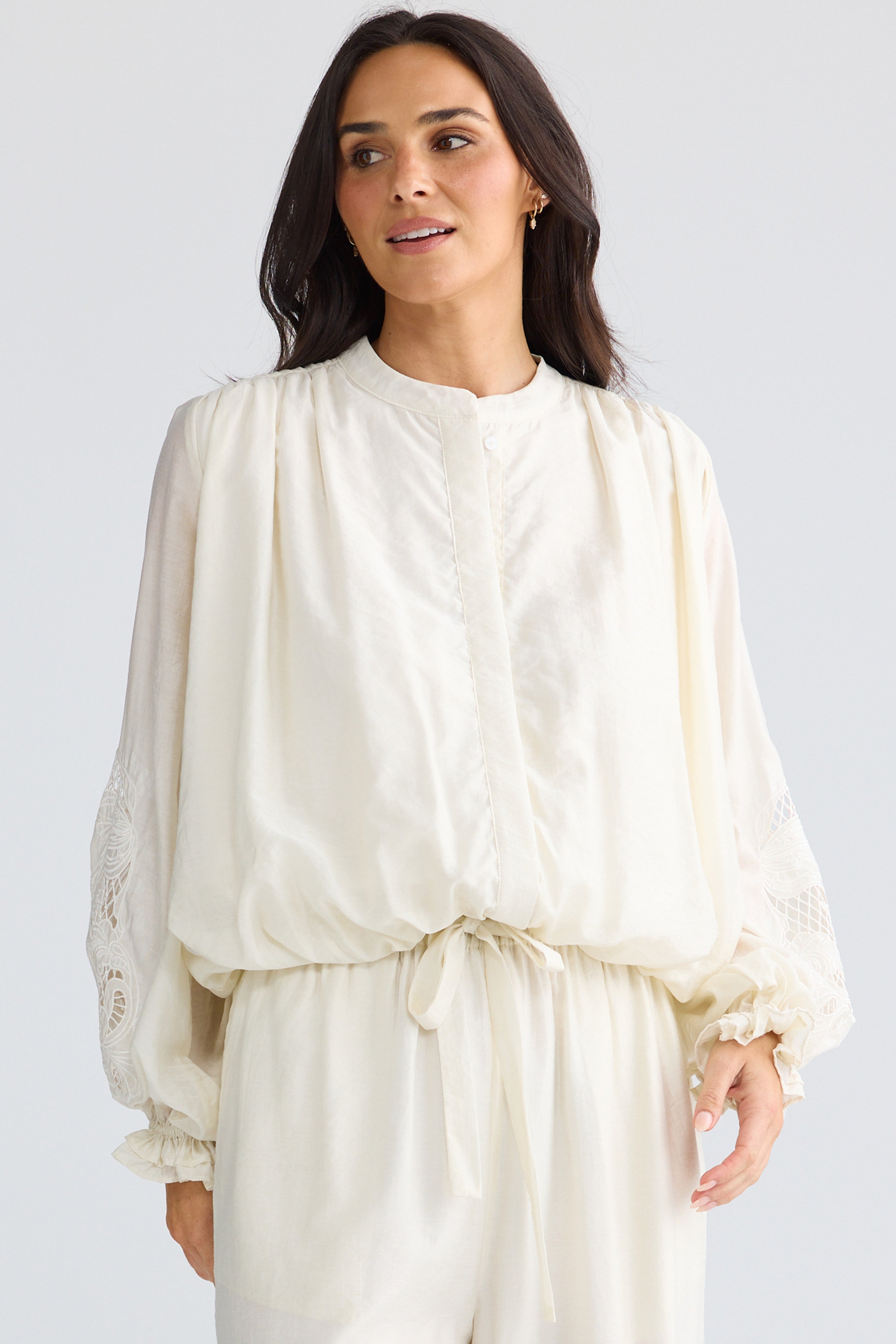 Tiana Shirt - Ivory