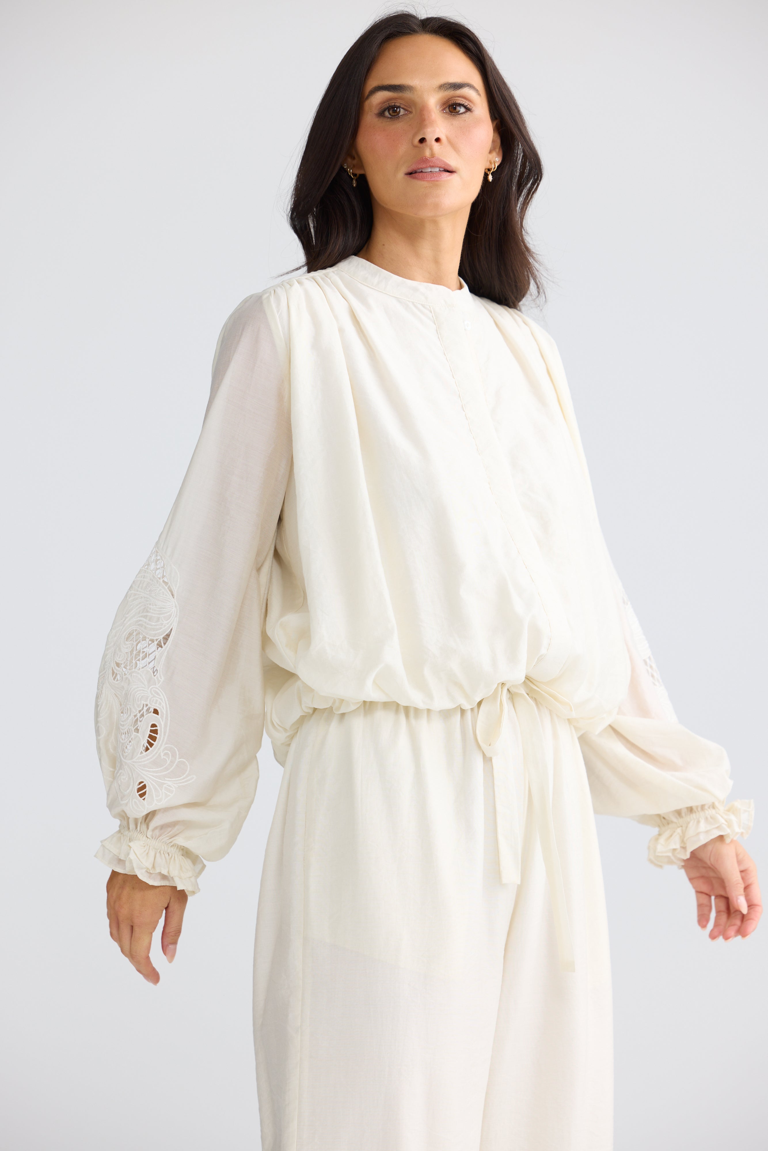 Tiana Shirt - Ivory