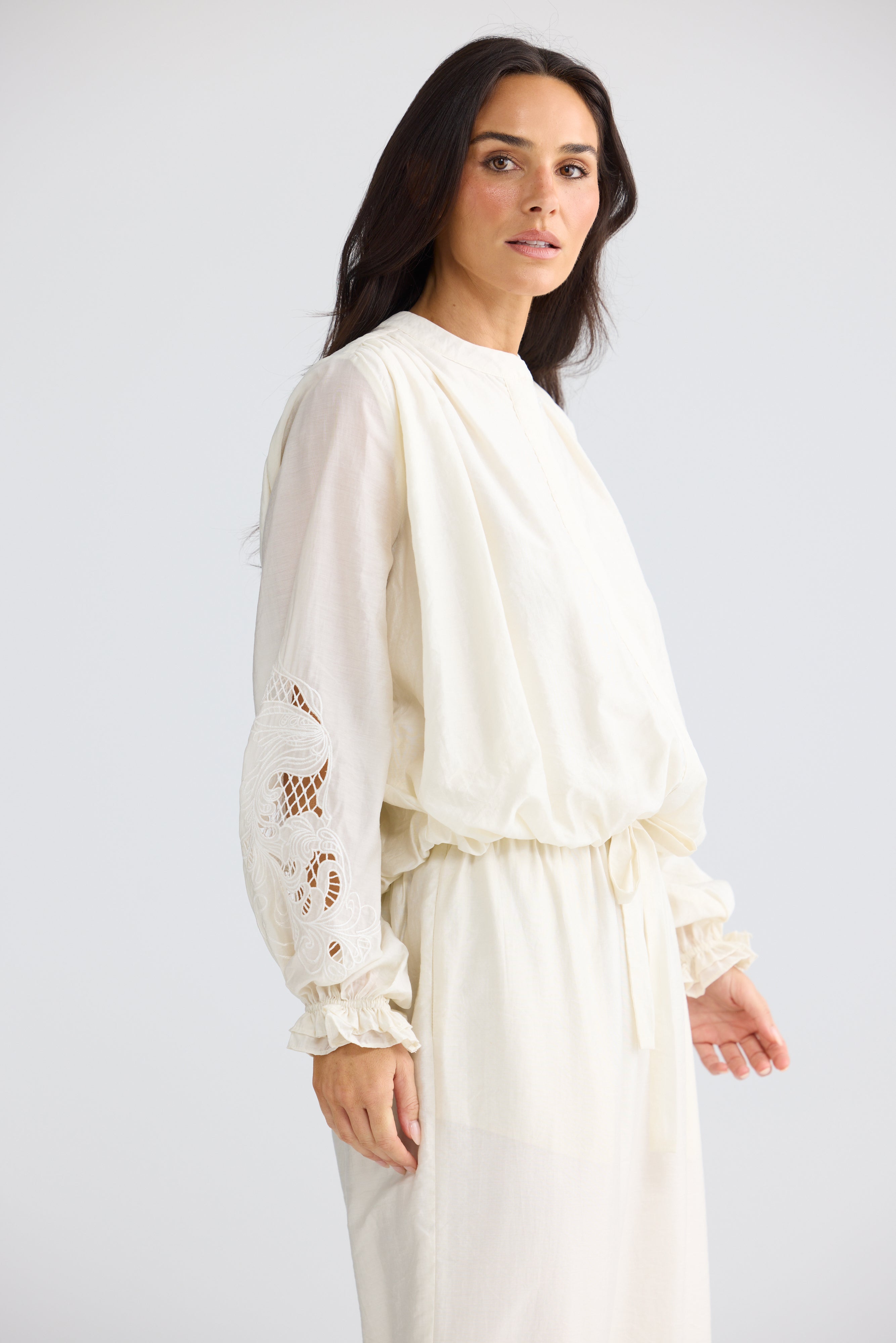 Tiana Shirt - Ivory