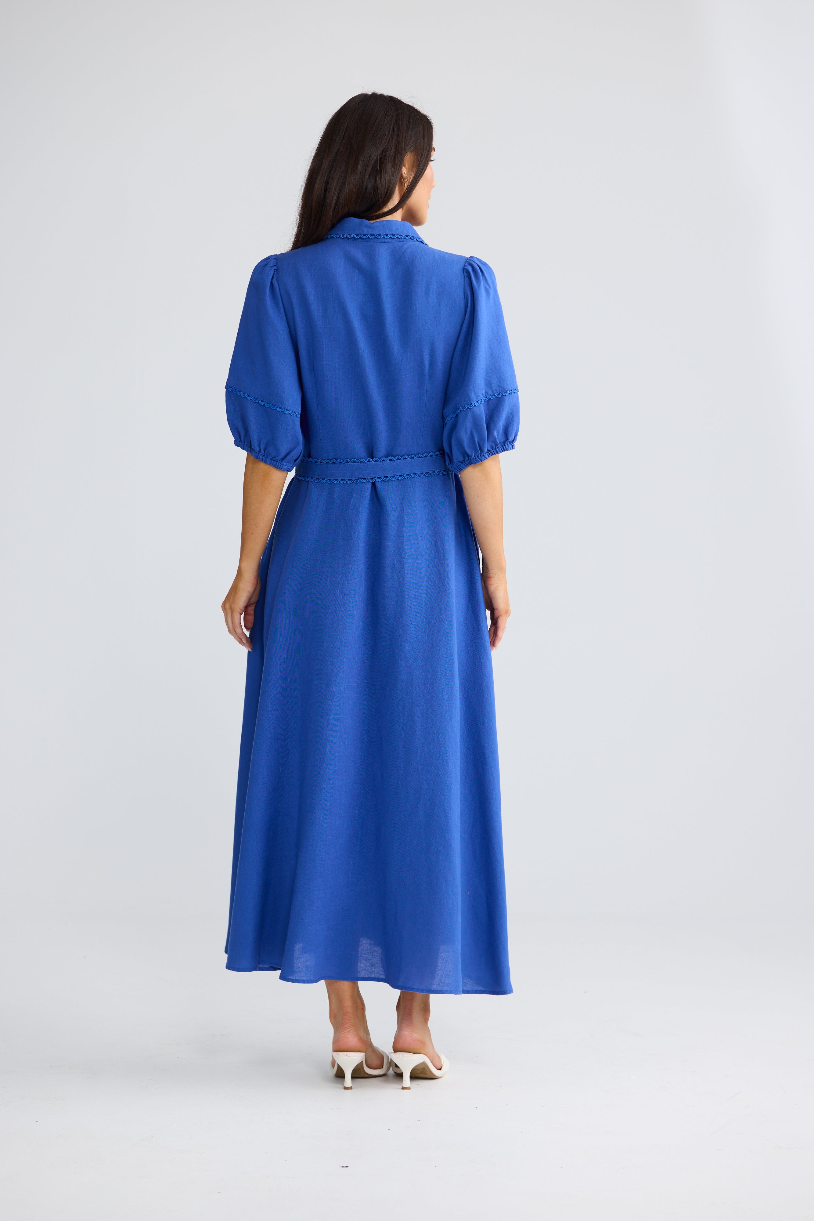 Brynn Midi Dress - Cobalt
