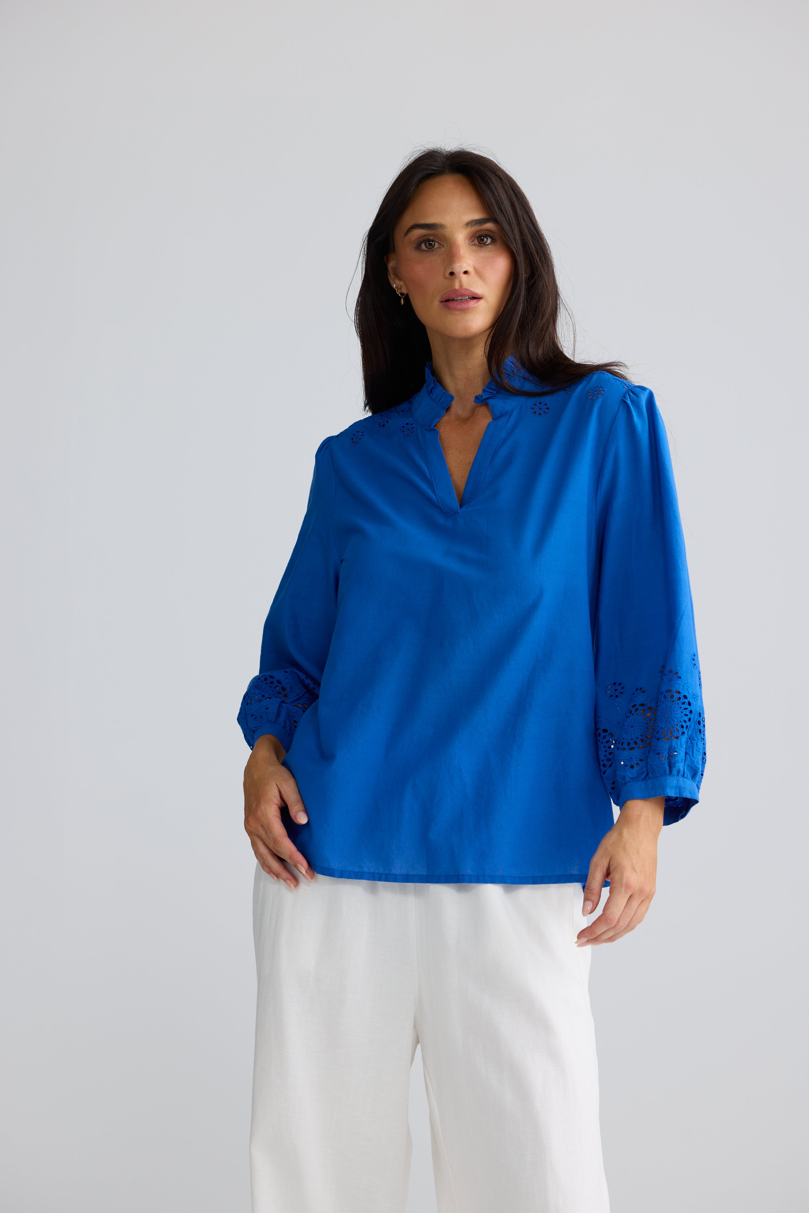 Loretta Top - Cobalt