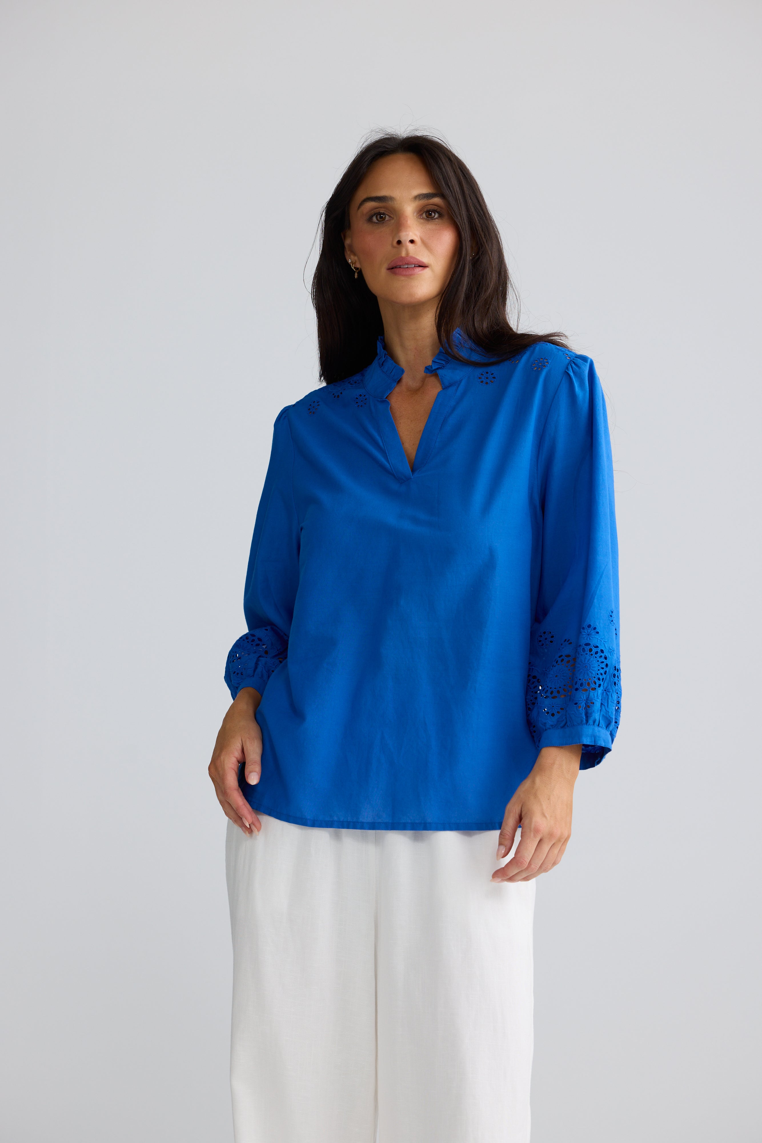 Loretta Top - Cobalt
