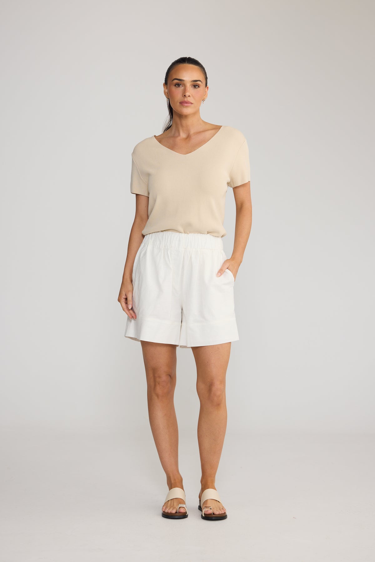 Esplanade Short - Ivory