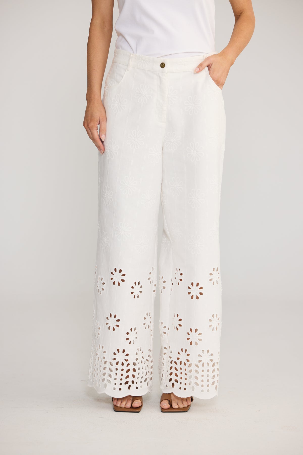 Donnie Pant - White