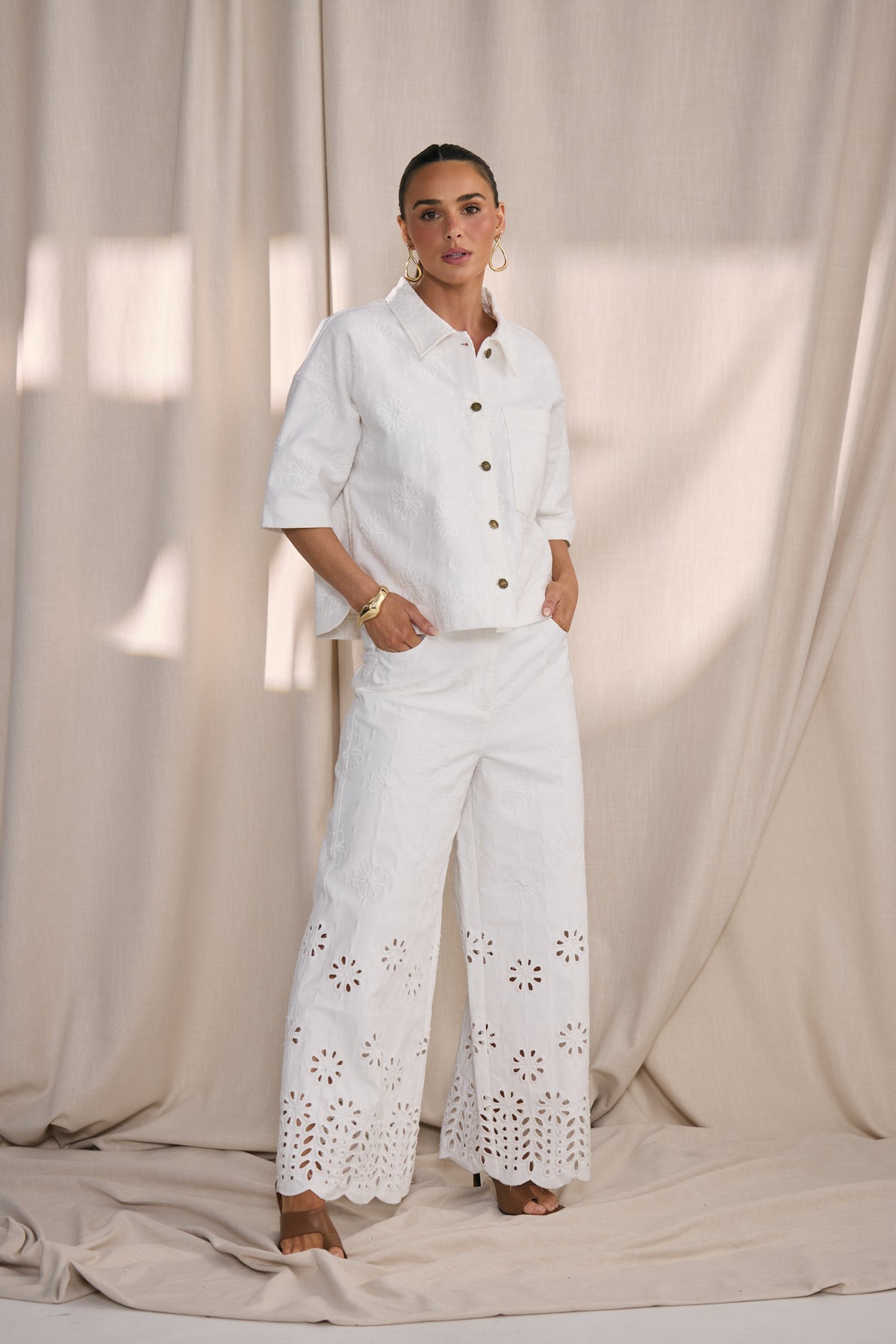 Donnie Pant - White