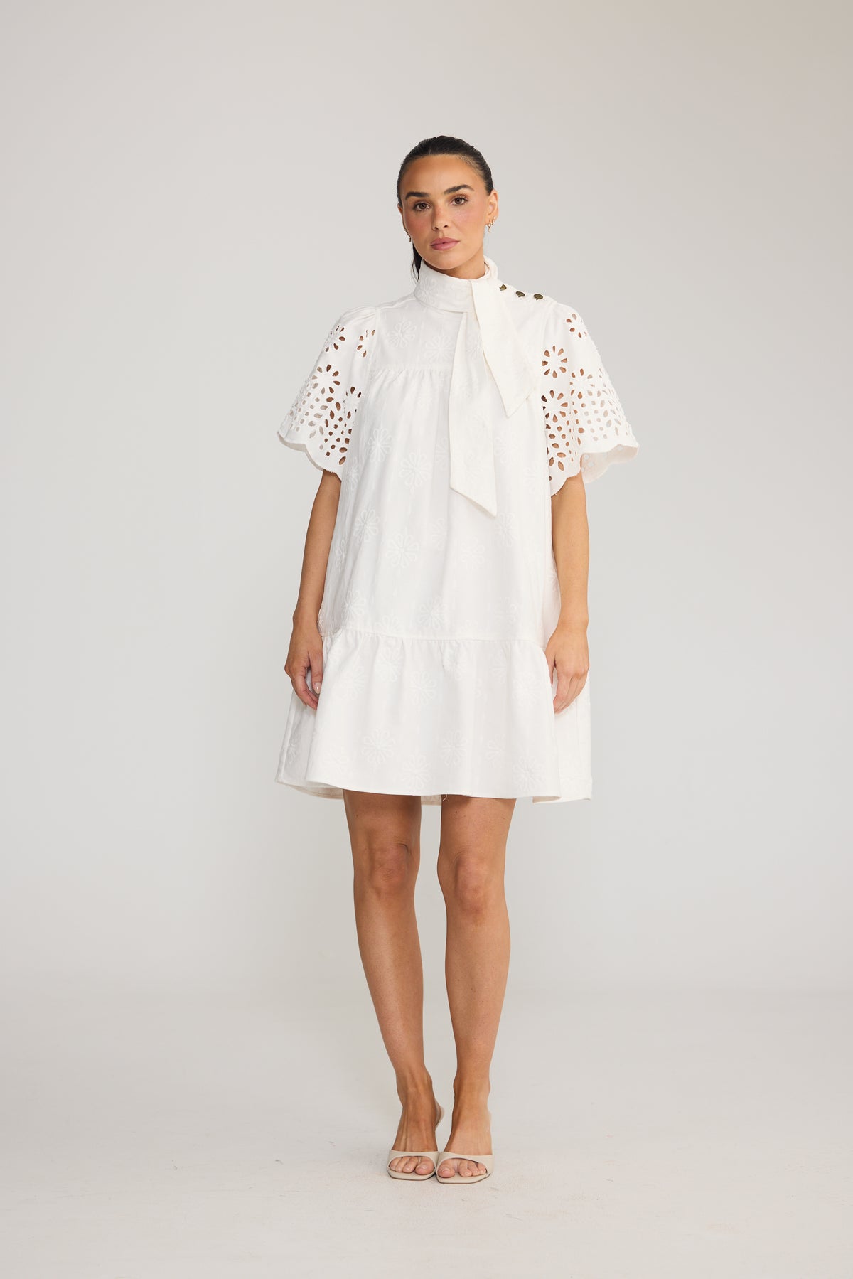 Barrymore Mini Dress - White