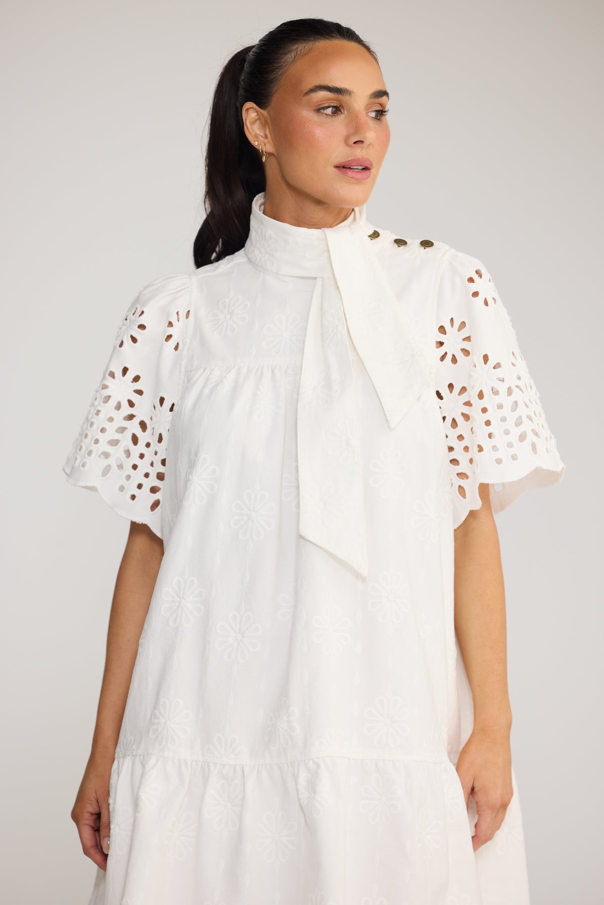 Barrymore Mini Dress - White