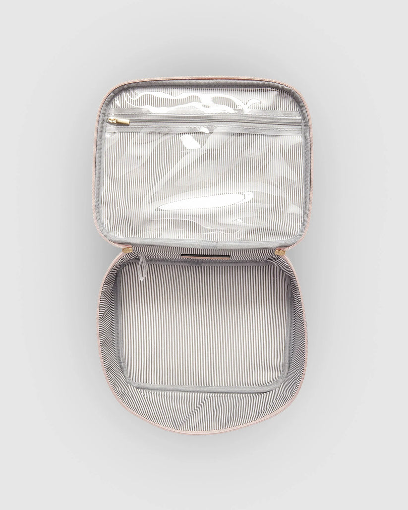 Baby Hepburn Cosmetic Case - Metallic Nude