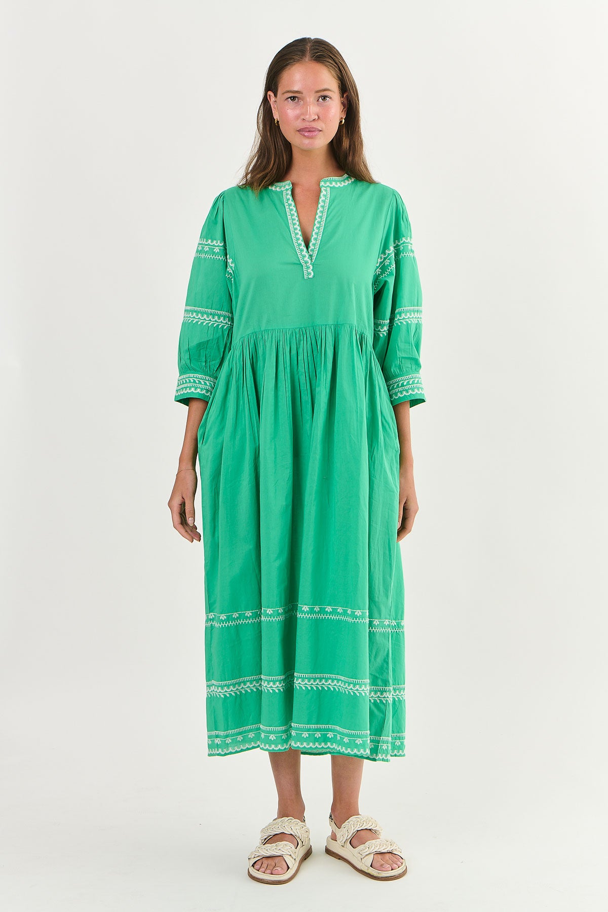 Cotton Dress Seagrass