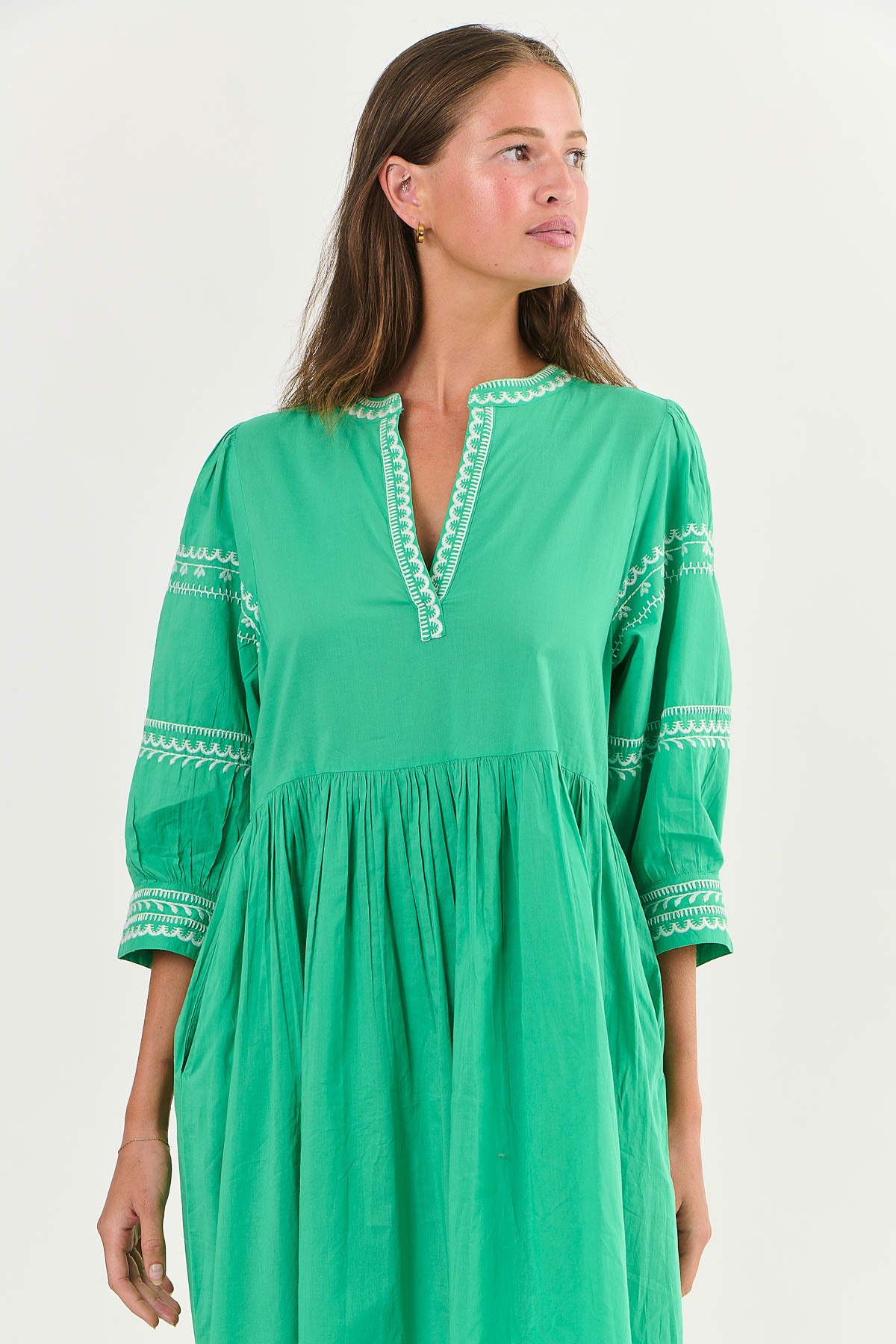 Cotton Dress Seagrass