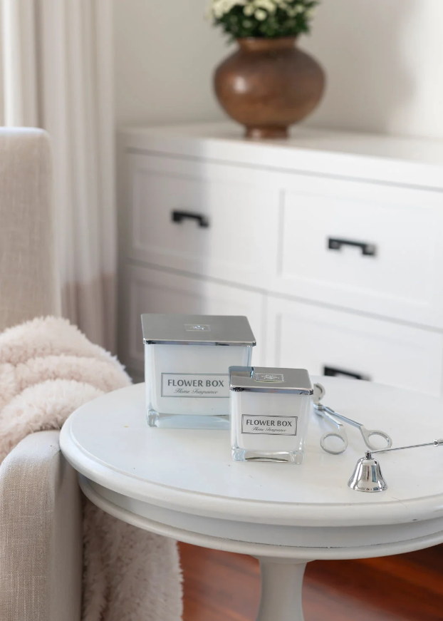 Standard Square Glass Candle 300g - Lemongrass