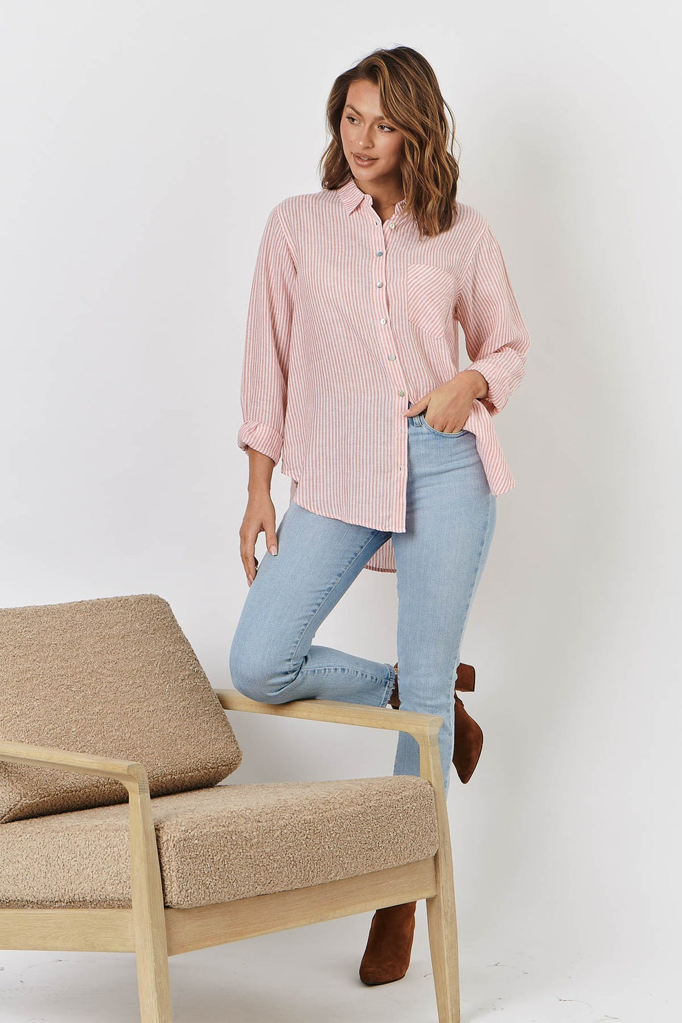 Long Sleeve Linen Shirt