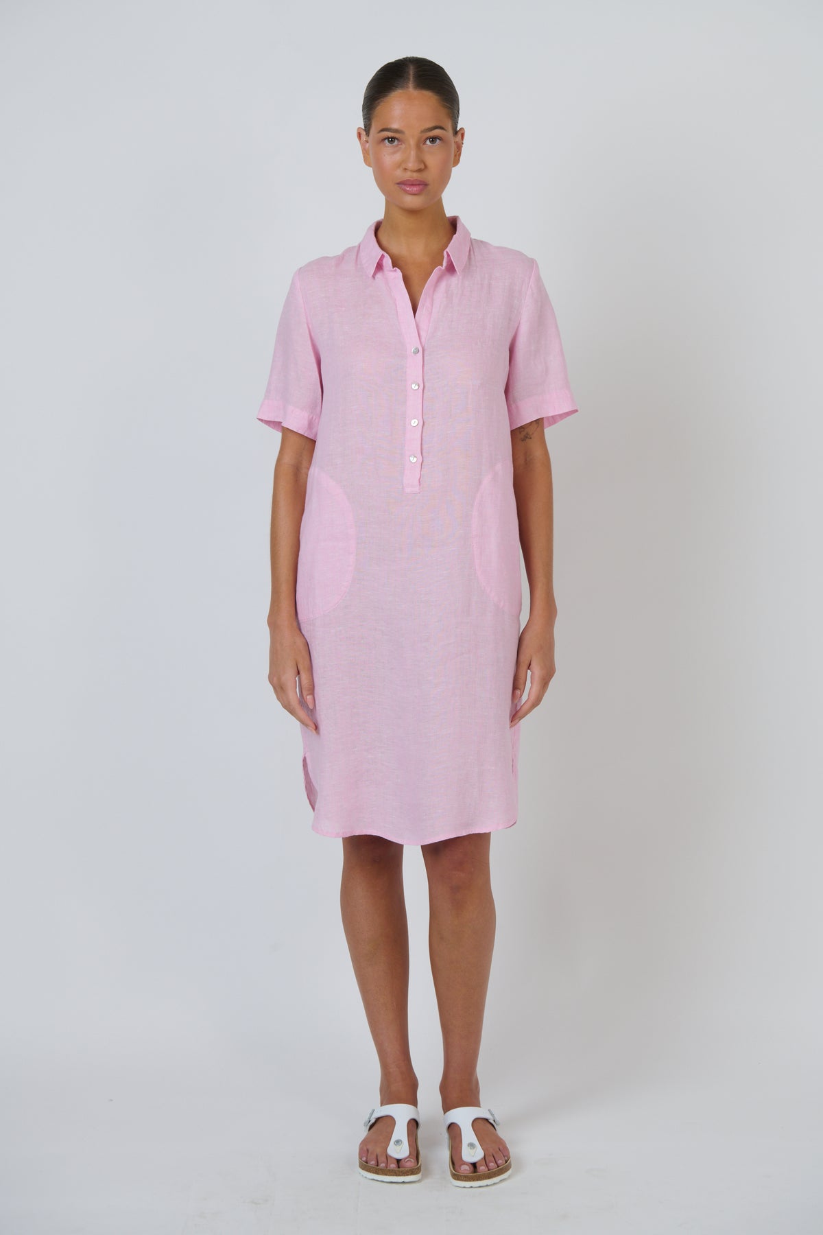 Linen Dress - Bon Bon