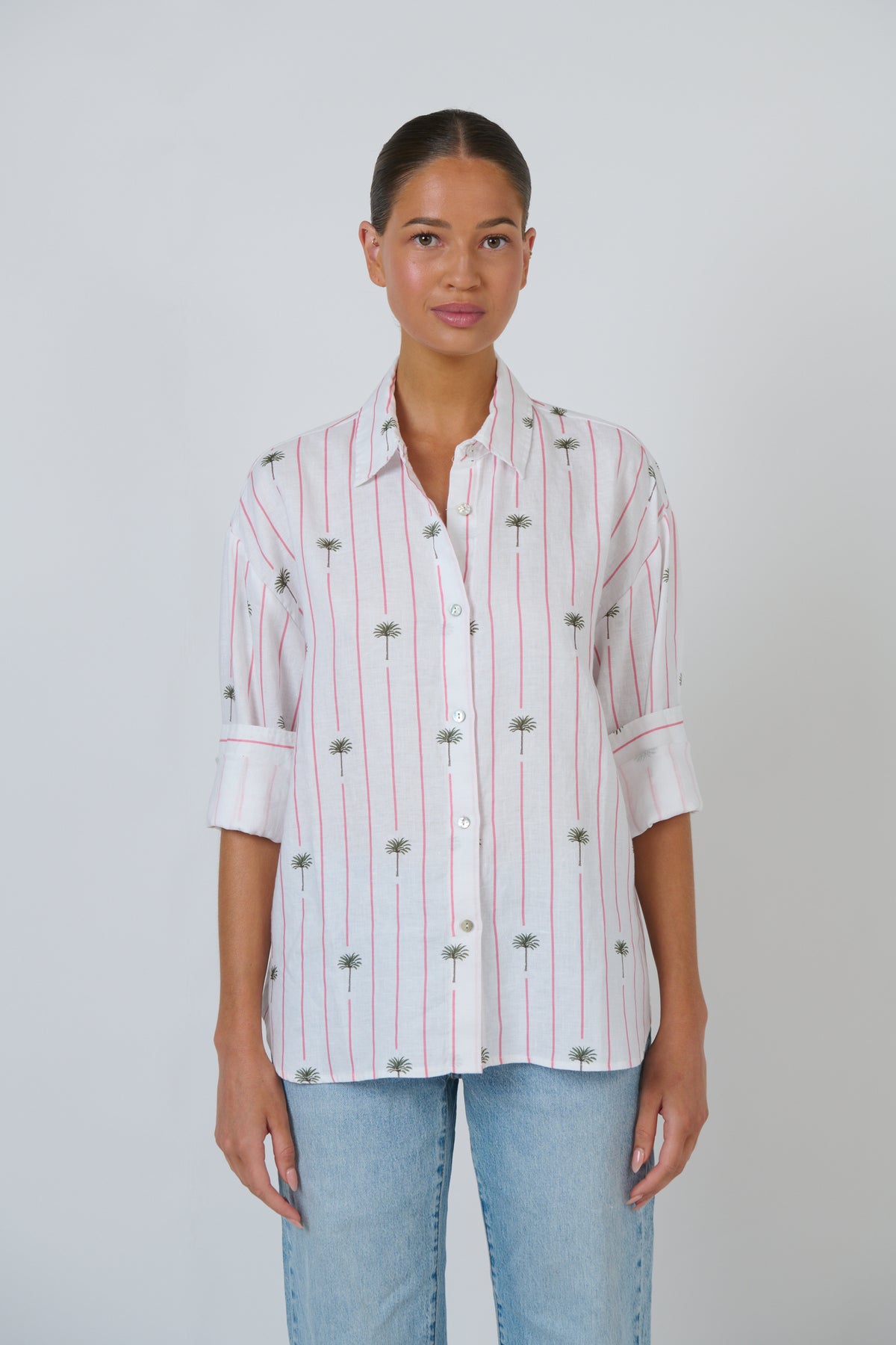 Linen Shirt - Palmier