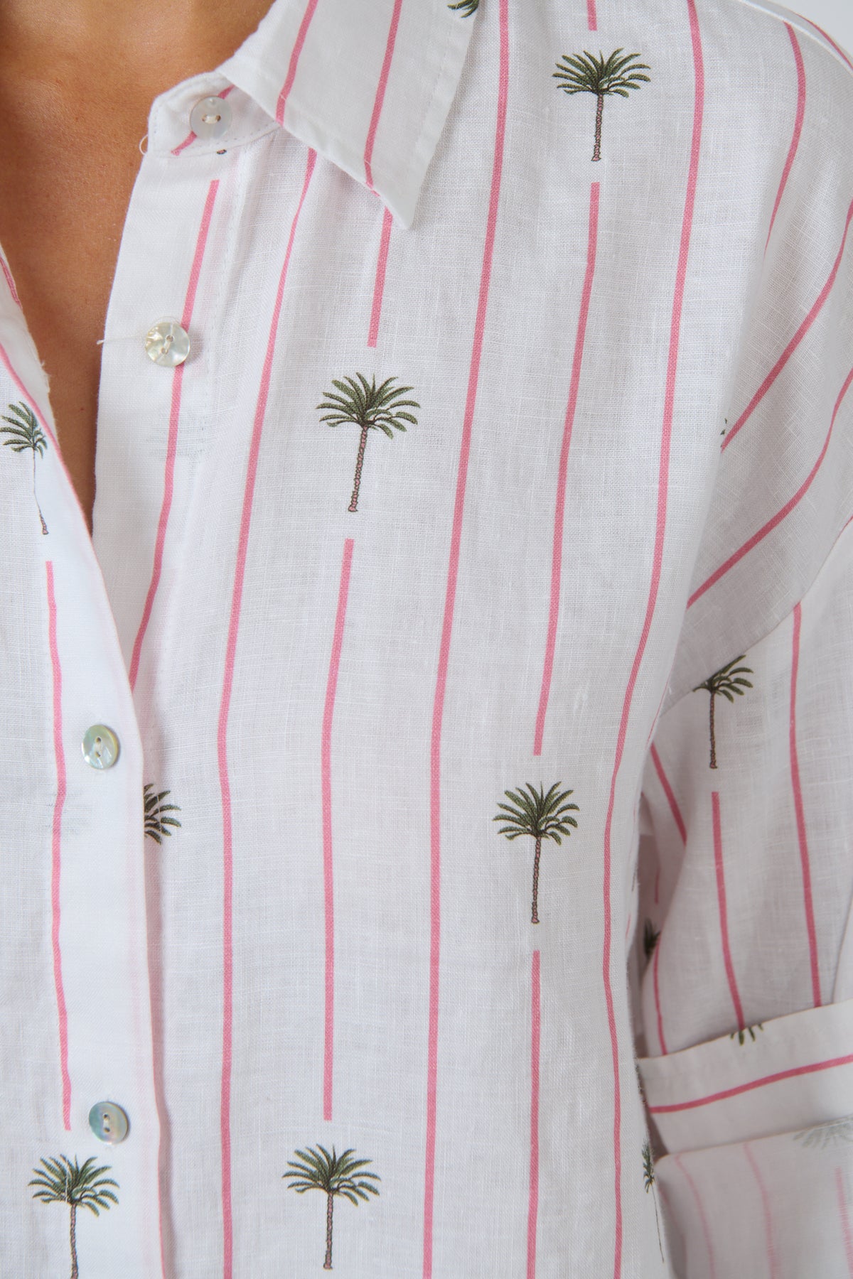 Linen Shirt - Palmier