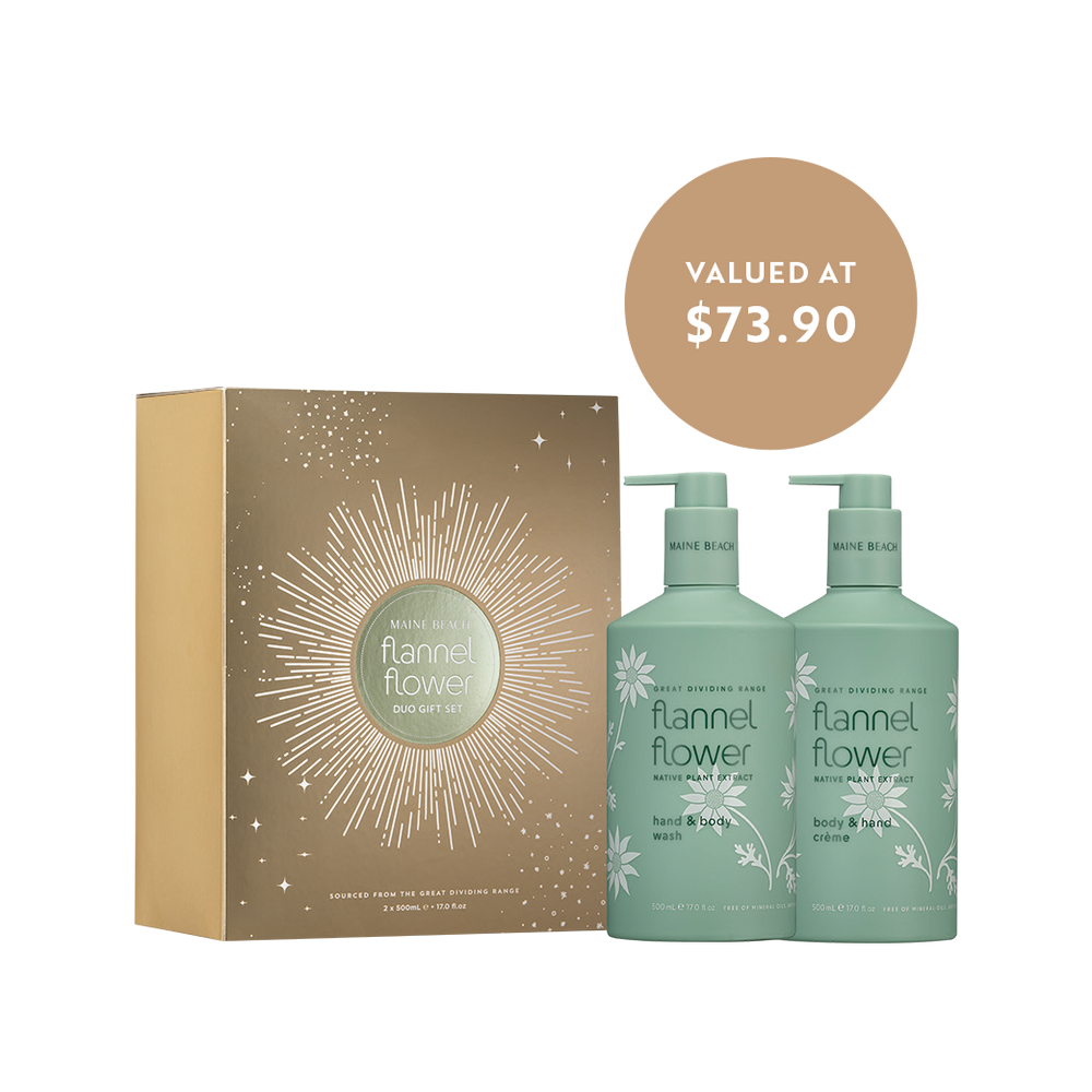 Flannel Flower Duo Gift Set