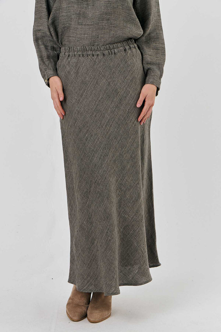 Linen Skirt - Starling