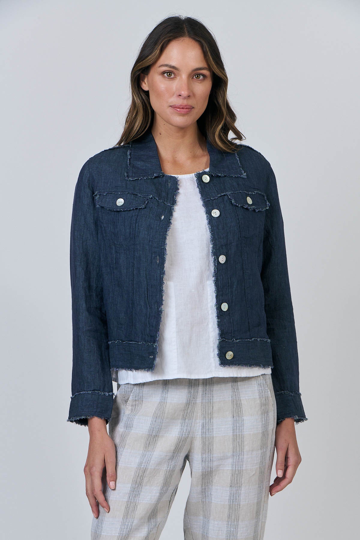 Linen Jacket - Poseidon