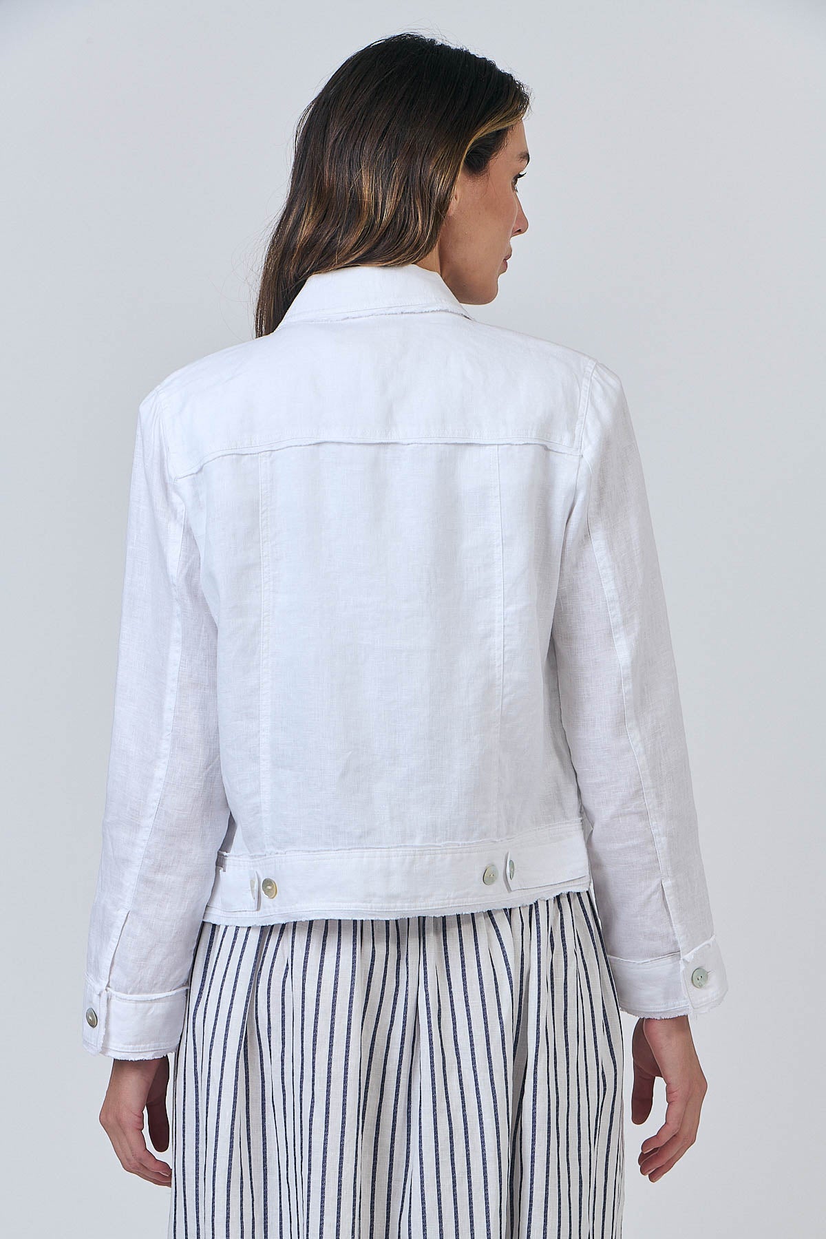 Linen Jacket - White