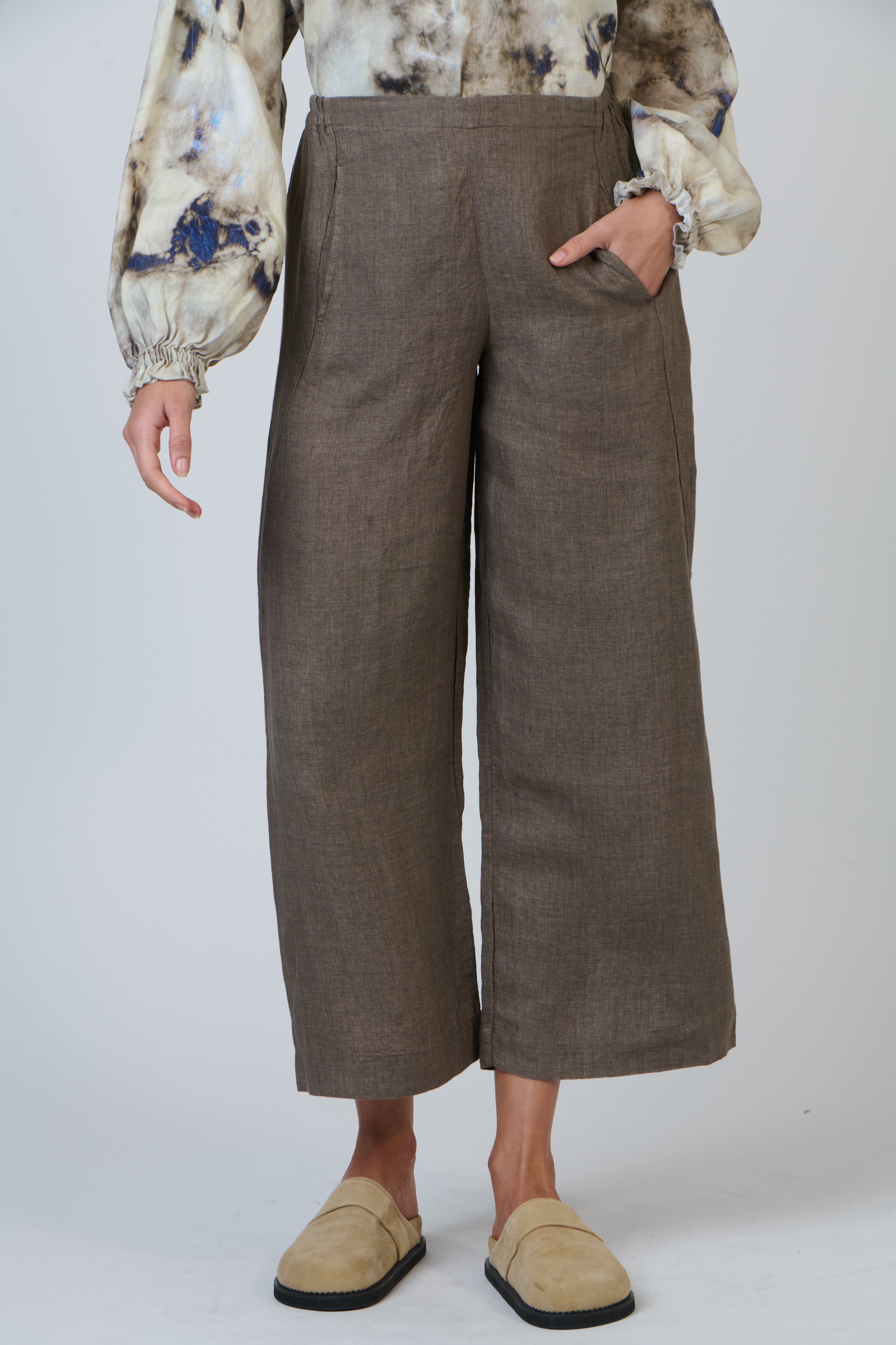Linen Pants - Cigar