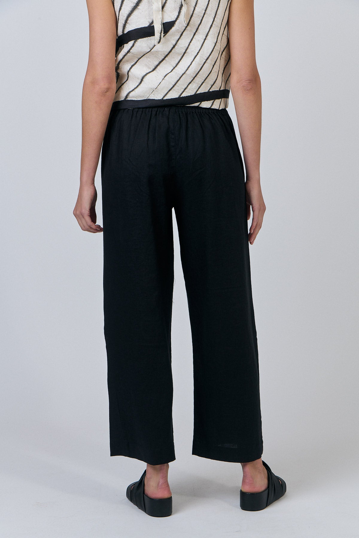 Linen Pants - Black