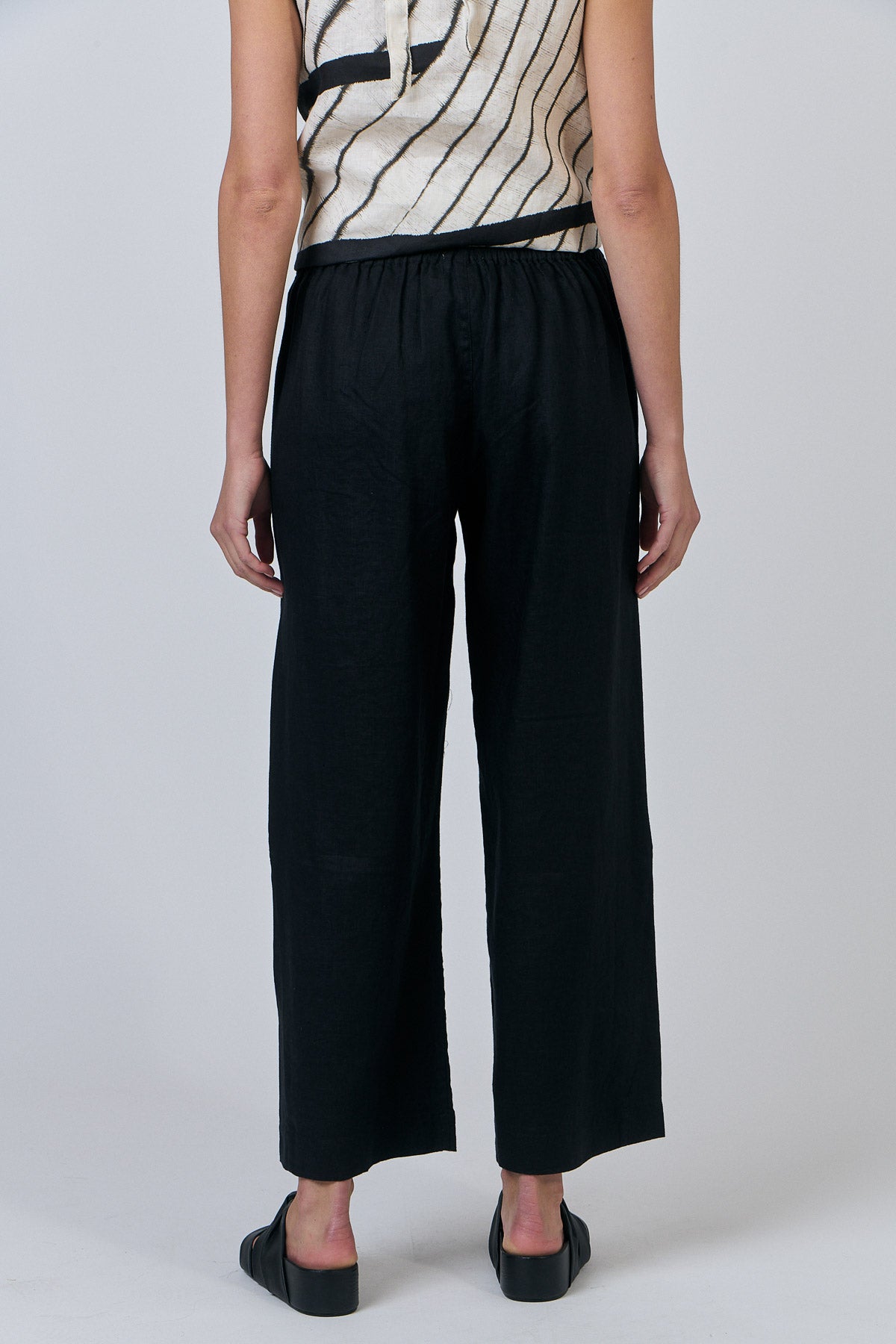 Linen Pants - Black