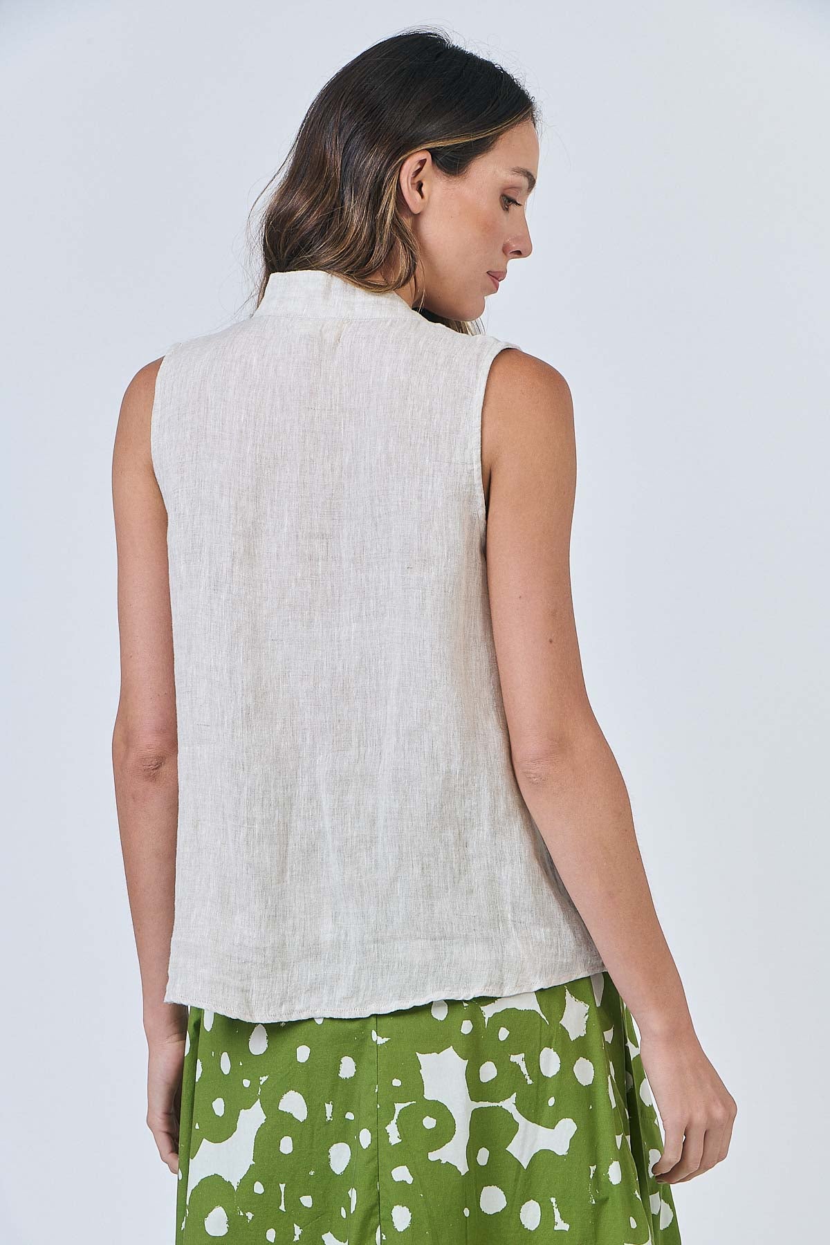 Linen Top - Soybean